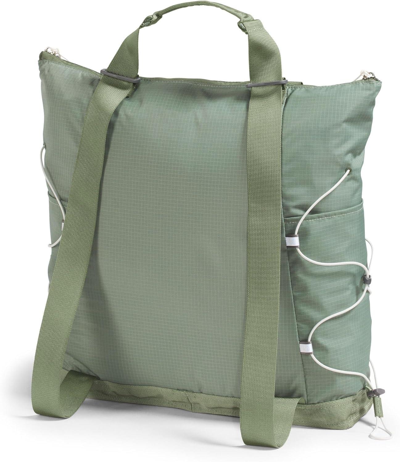 imageTHE NORTH FACE Borealis Tote Bag Over Shoulder ampamp Backpack Carry Options Water Repellent 16quot Laptop SleeveSlate MossBark Mist