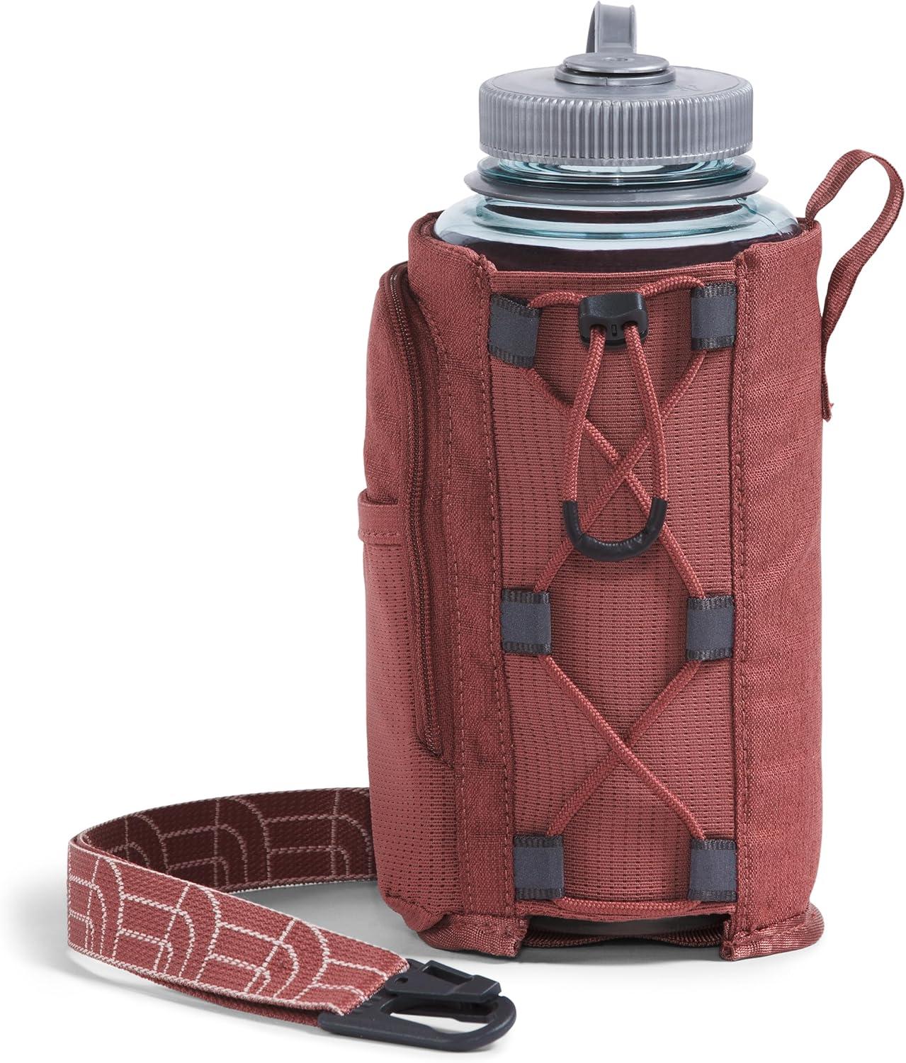 imageTHE NORTH FACE Borealis Water Bottle Holder Adjustable Strap WaterRepellent Finish External Pocket with Key HookCanyon Dust Dark Heather