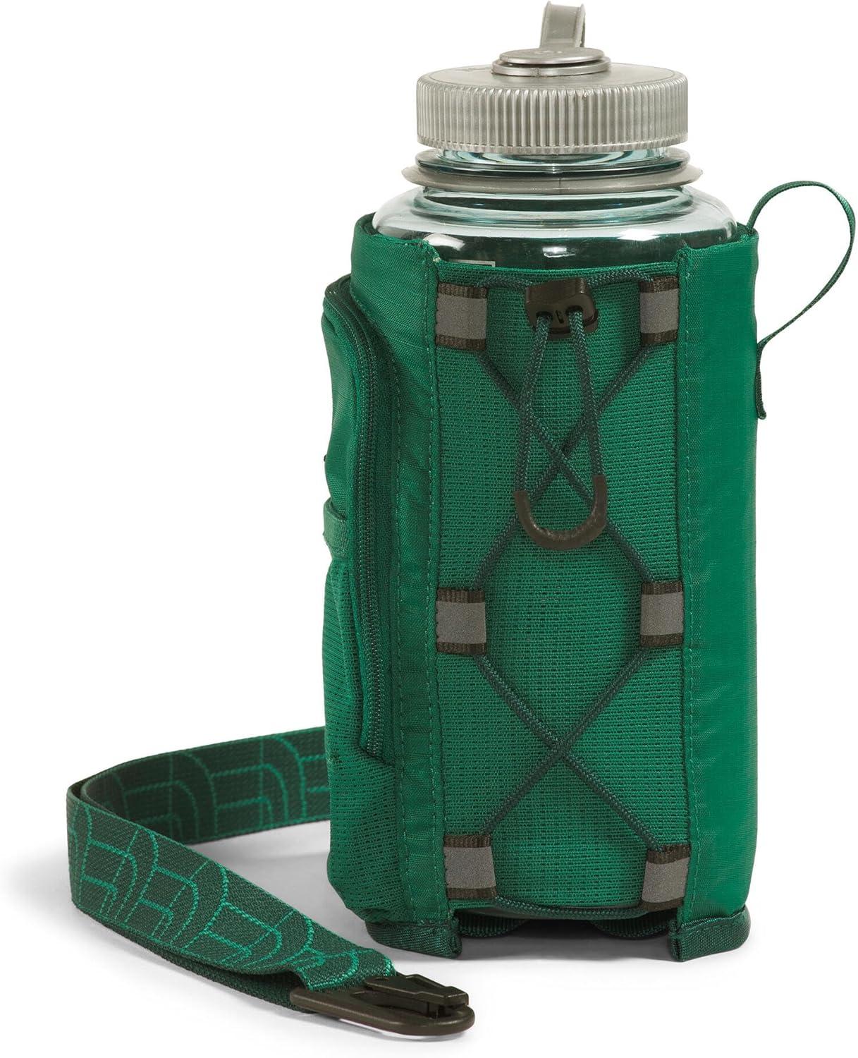 imageTHE NORTH FACE Borealis Water Bottle Holder Adjustable Strap WaterRepellent Finish External Pocket with Key HookEvergreenHunter Green