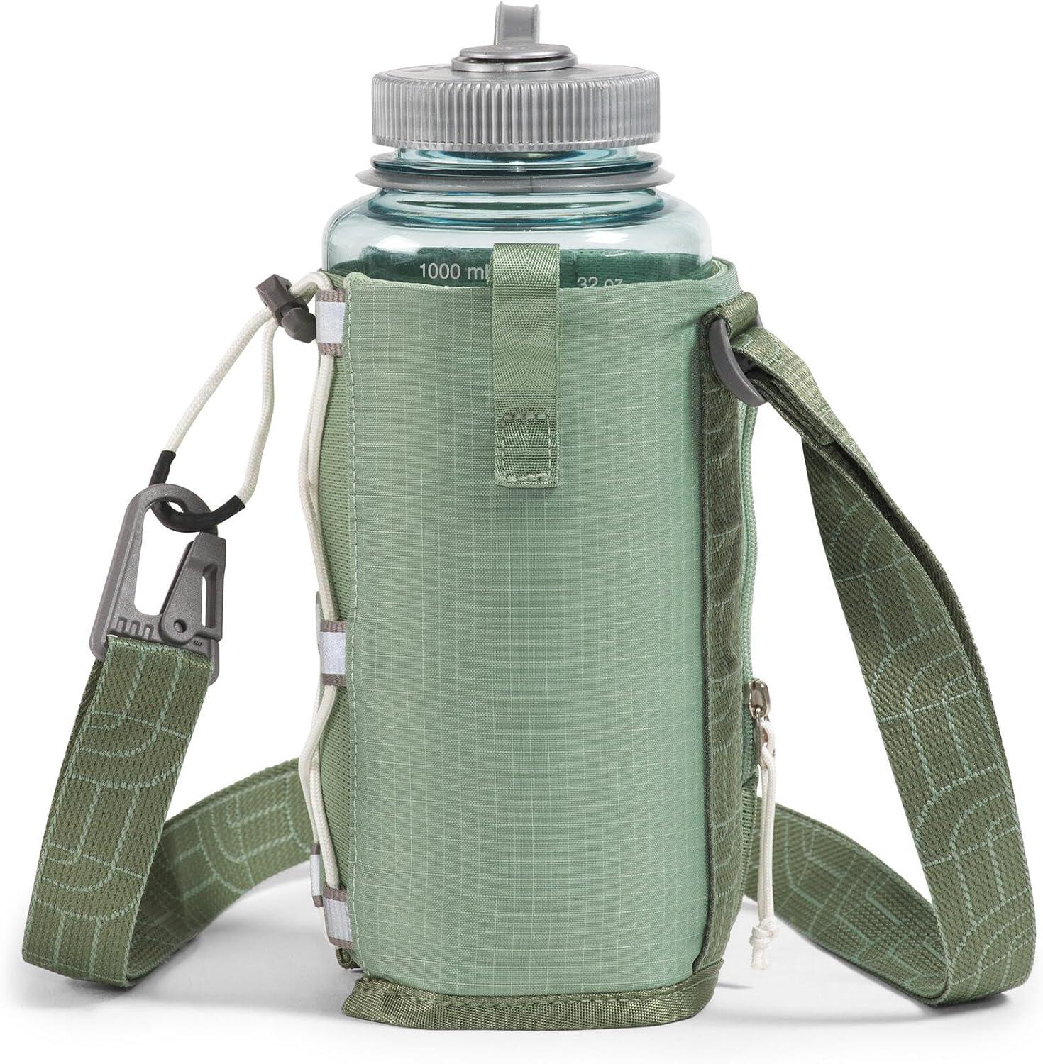 imageTHE NORTH FACE Borealis Water Bottle Holder Adjustable Strap WaterRepellent Finish External Pocket with Key HookSlate MossBark Mist