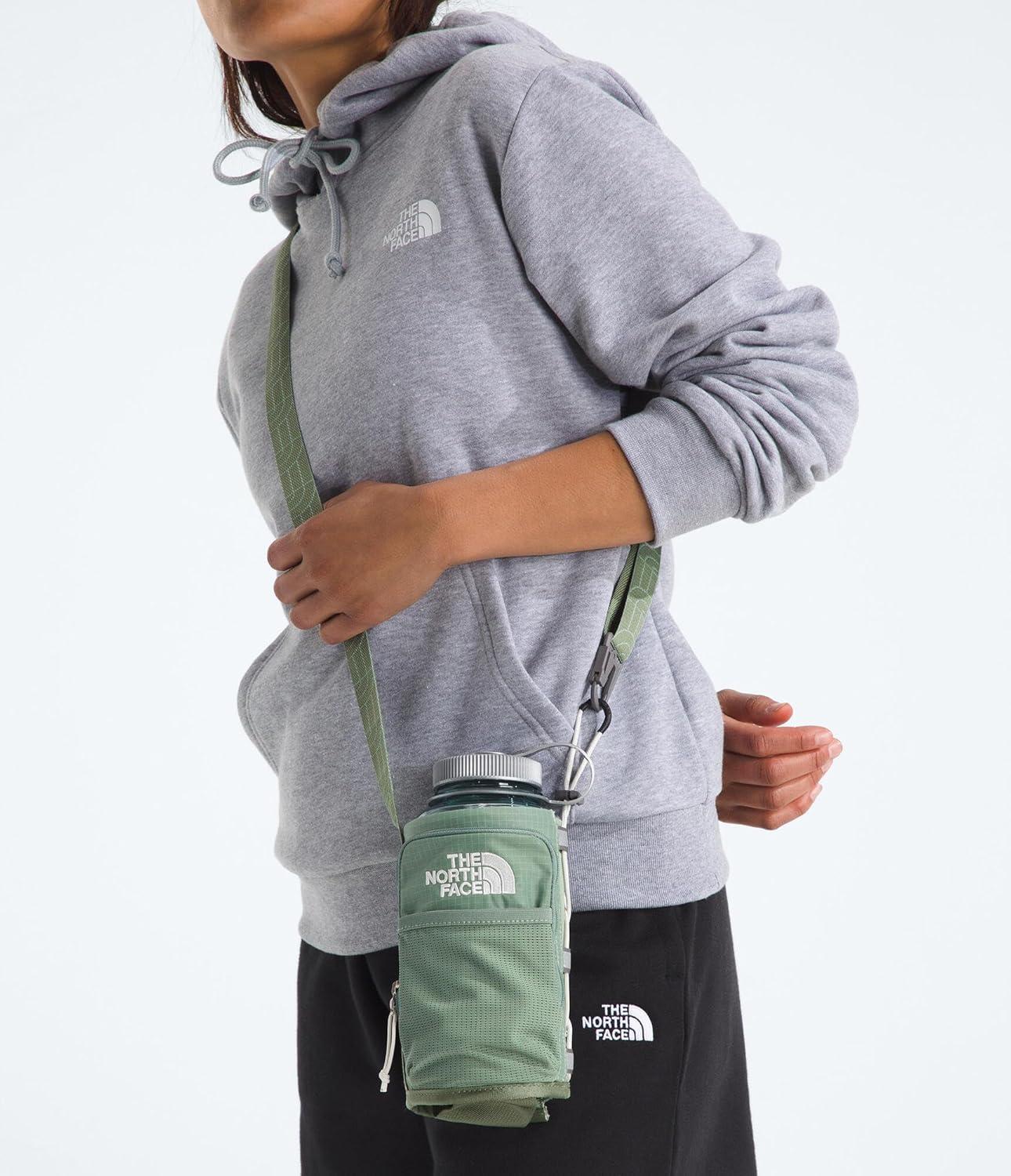 imageTHE NORTH FACE Borealis Water Bottle Holder Adjustable Strap WaterRepellent Finish External Pocket with Key HookSlate MossBark Mist