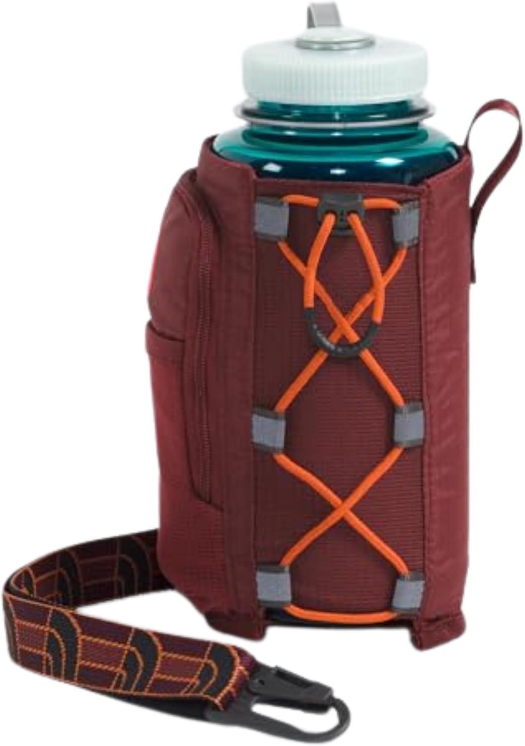 imageTHE NORTH FACE Borealis Water Bottle Holder Adjustable Strap WaterRepellent Finish External Pocket with Key HookSumacIron Bronze One Size