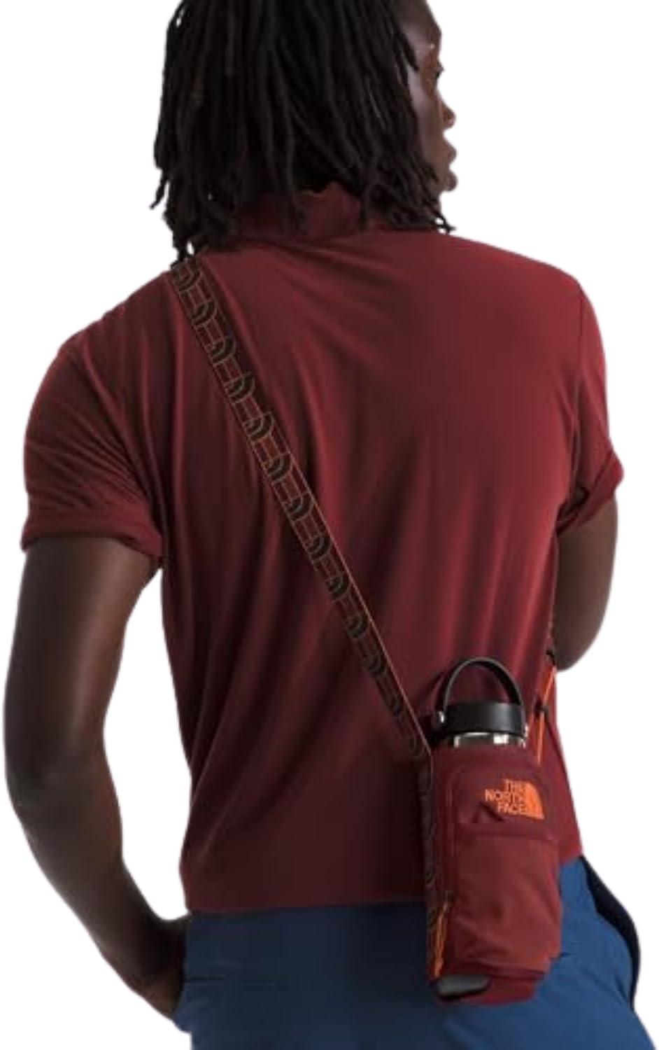 imageTHE NORTH FACE Borealis Water Bottle Holder Adjustable Strap WaterRepellent Finish External Pocket with Key HookSumacIron Bronze One Size