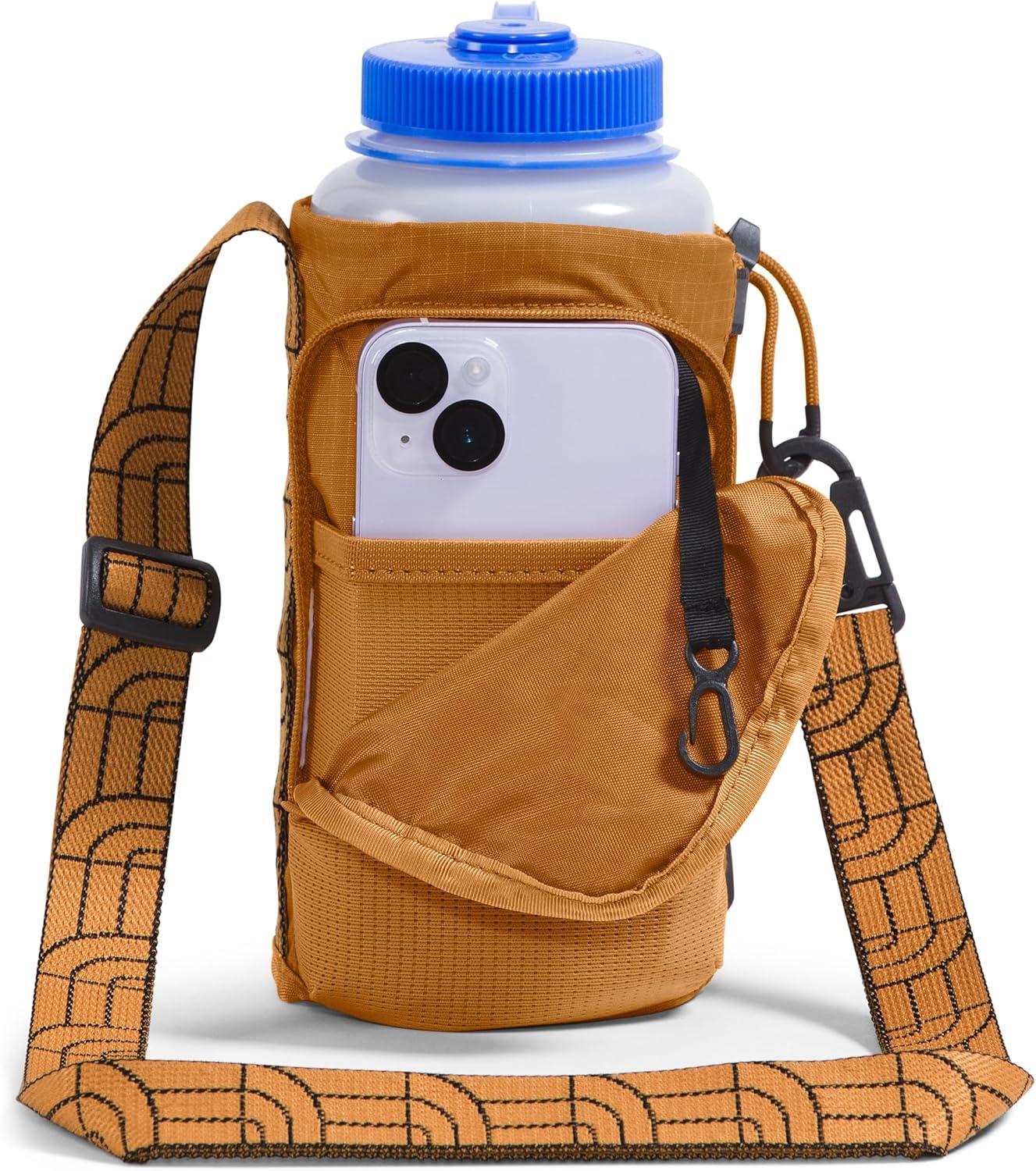 imageTHE NORTH FACE Borealis Water Bottle Holder Adjustable Strap WaterRepellent Finish External Pocket with Key HookTimber Tan