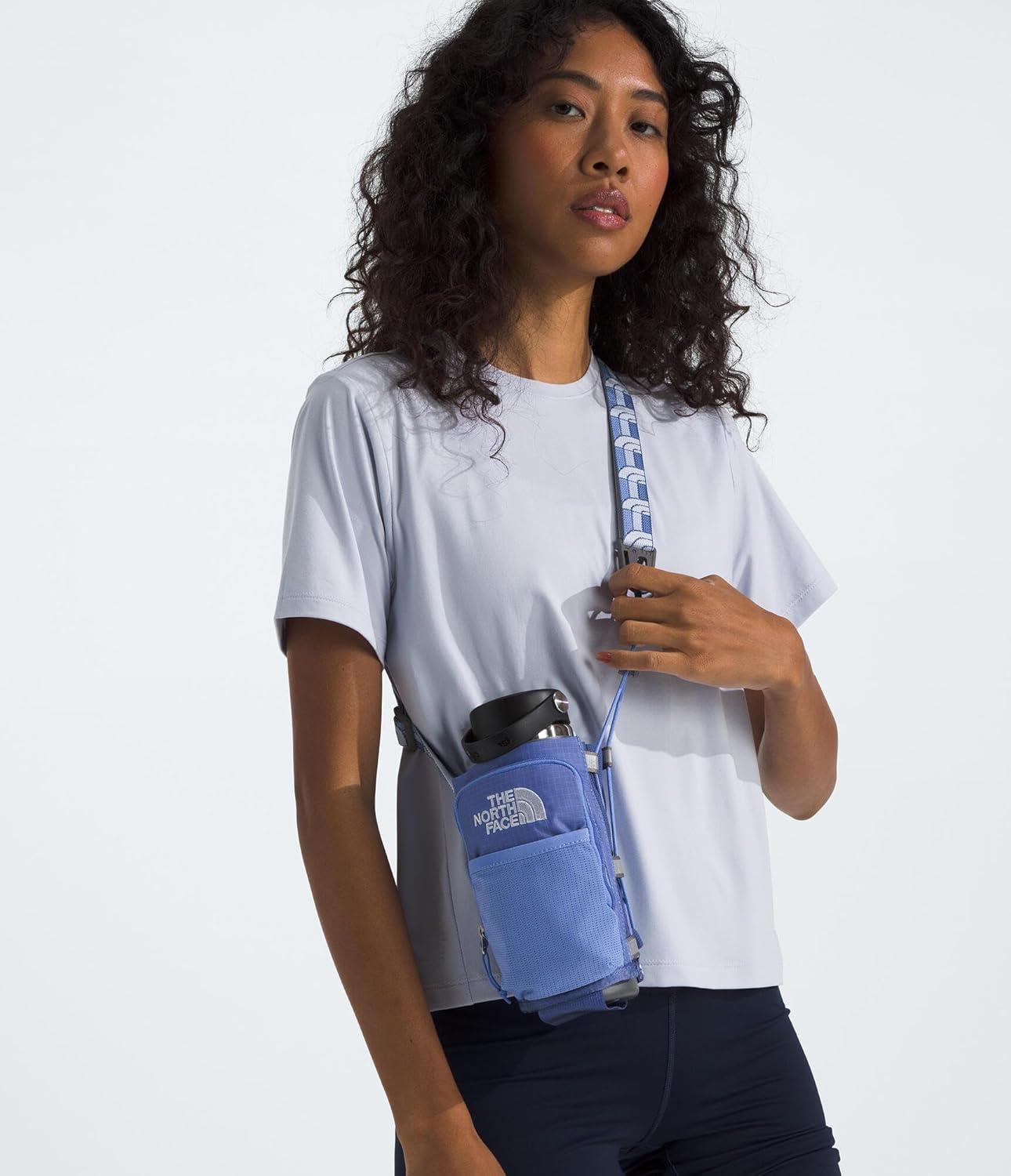 imageTHE NORTH FACE Borealis Water Bottle Holder Adjustable Strap WaterRepellent Finish External Pocket with Key HookVirtual BlueIndigo Plum One Size