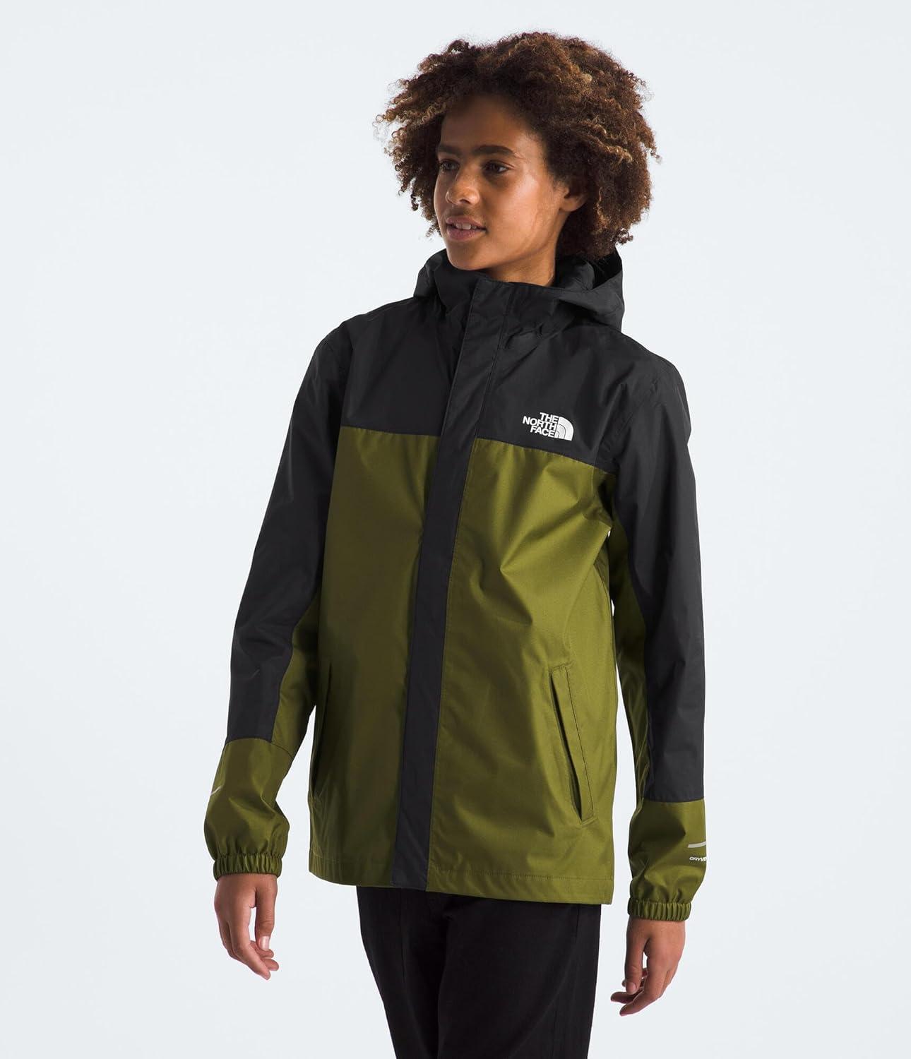 imageTHE NORTH FACE Boys Antora Waterproof Rain JacketForest Olive