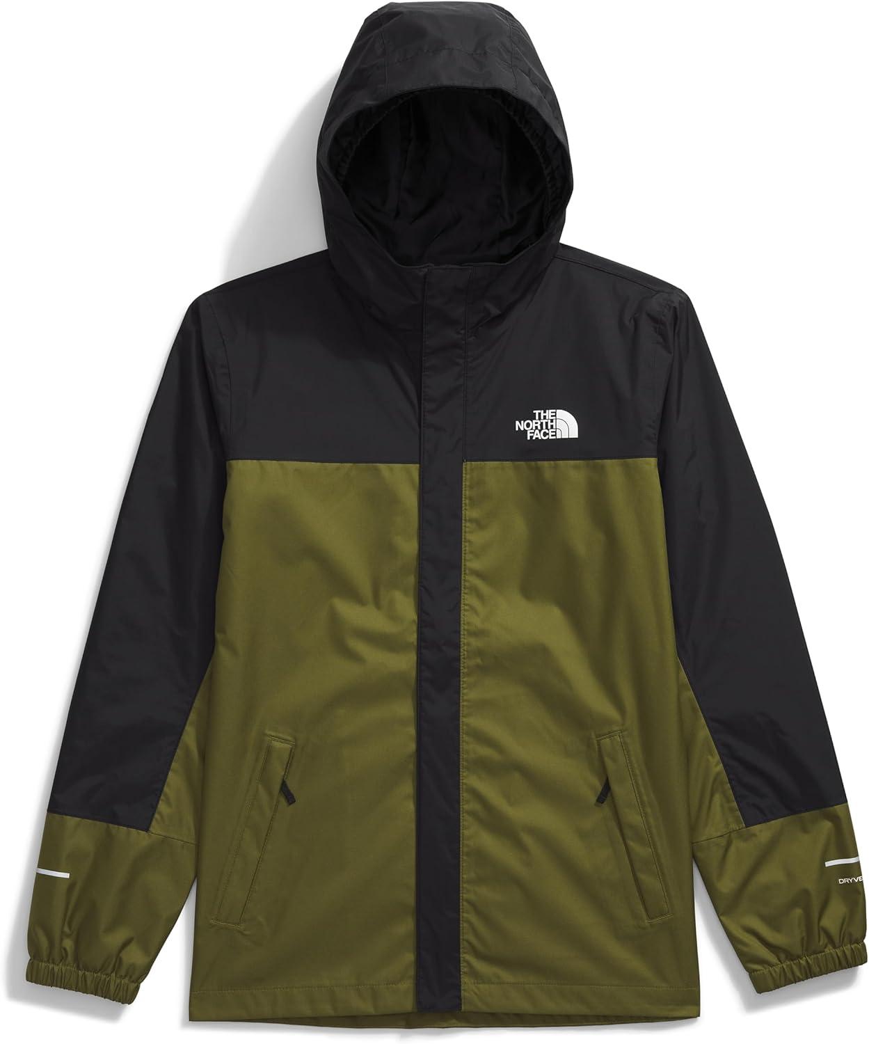 imageTHE NORTH FACE Boys Antora Waterproof Rain JacketForest Olive