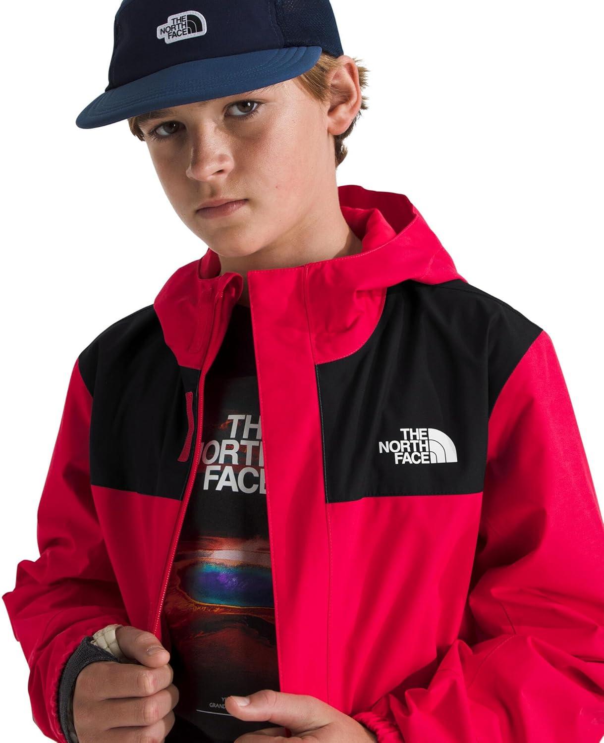 imageTHE NORTH FACE Boys Antora Waterproof Rain JacketHibiscus