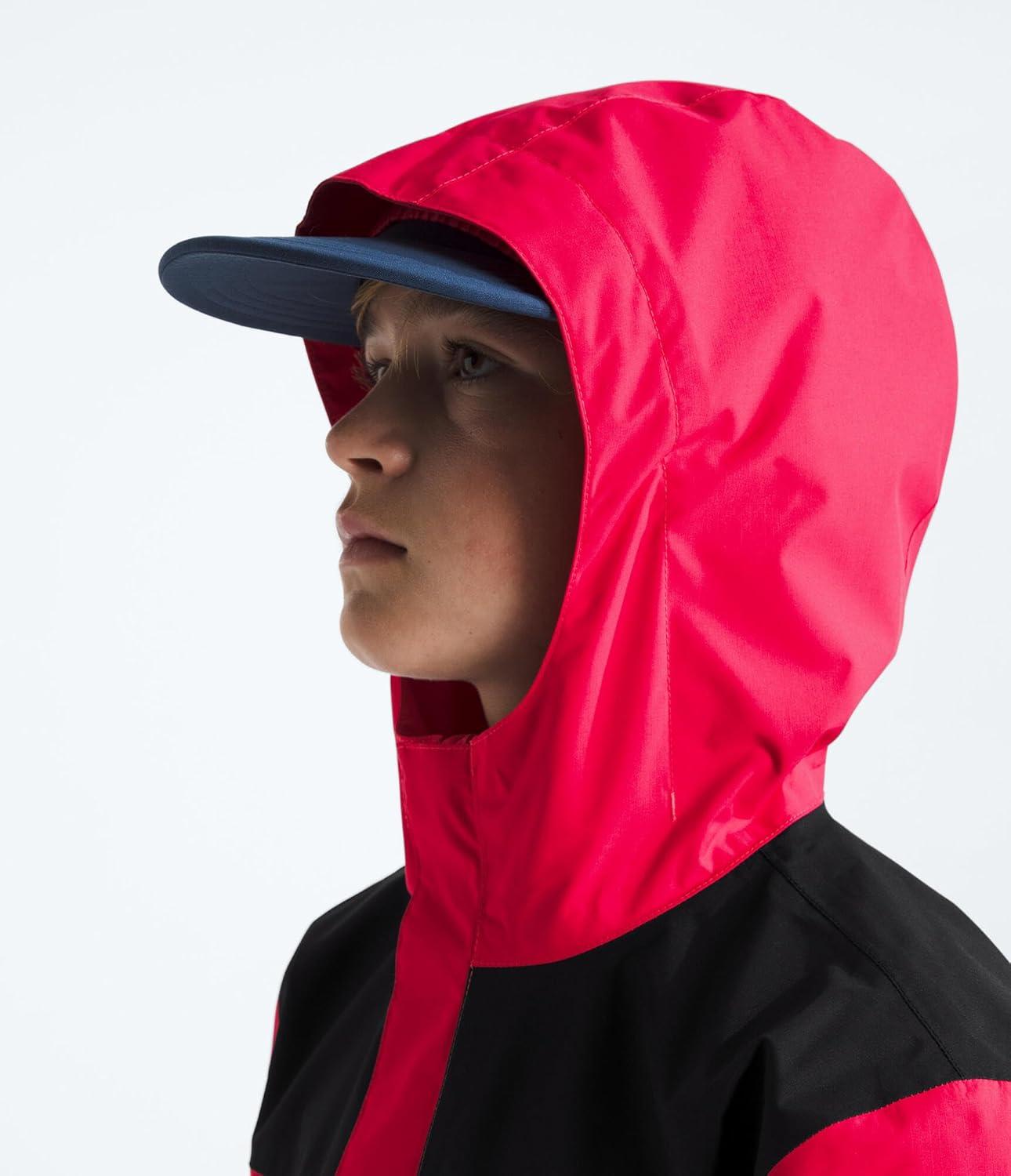 imageTHE NORTH FACE Boys Antora Waterproof Rain JacketHibiscus