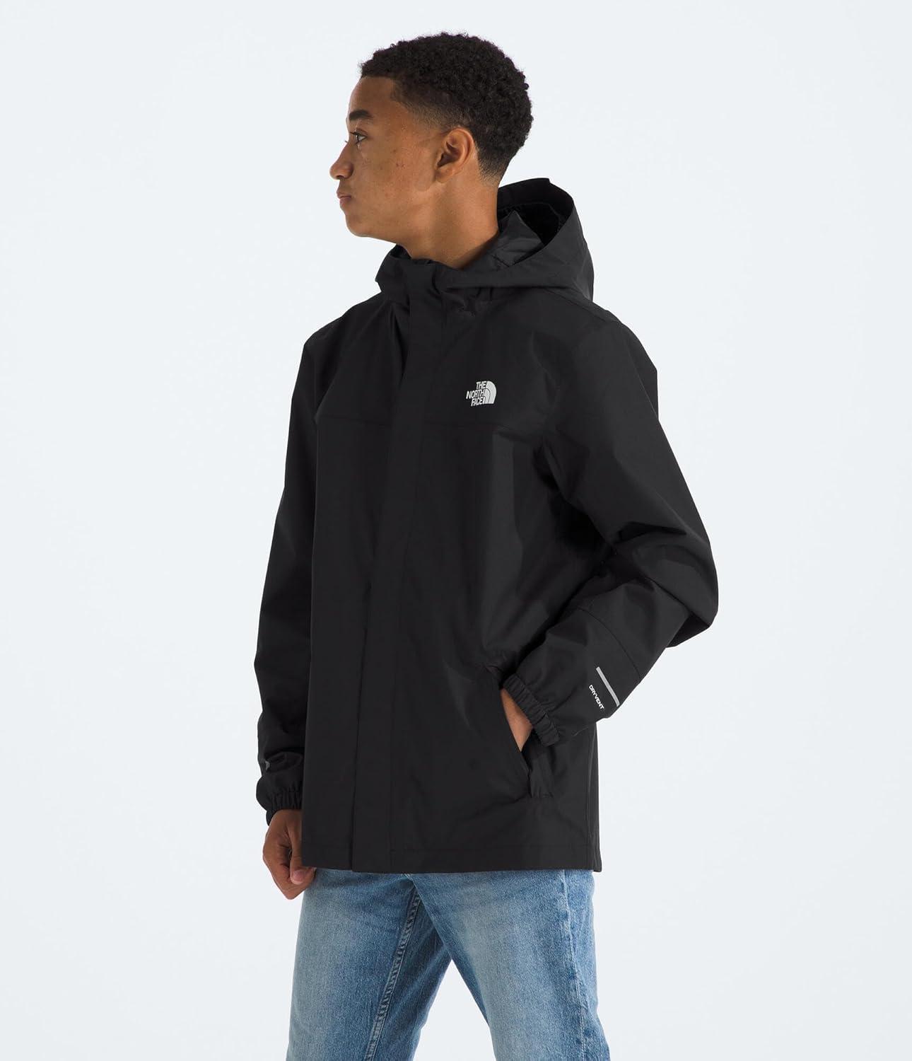imageTHE NORTH FACE Boys Antora Waterproof Rain JacketTnf BlackTnf Black