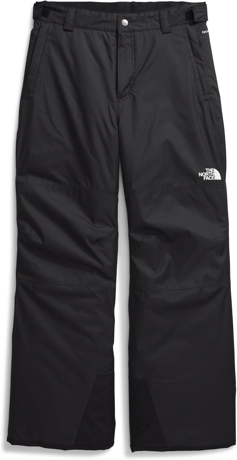 imageTHE NORTH FACE Boys Freedom Insulated Pant Waterproof for Ski ampamp Snowboard Gaiters Adjustable Waist Zip PocketsTnf Black