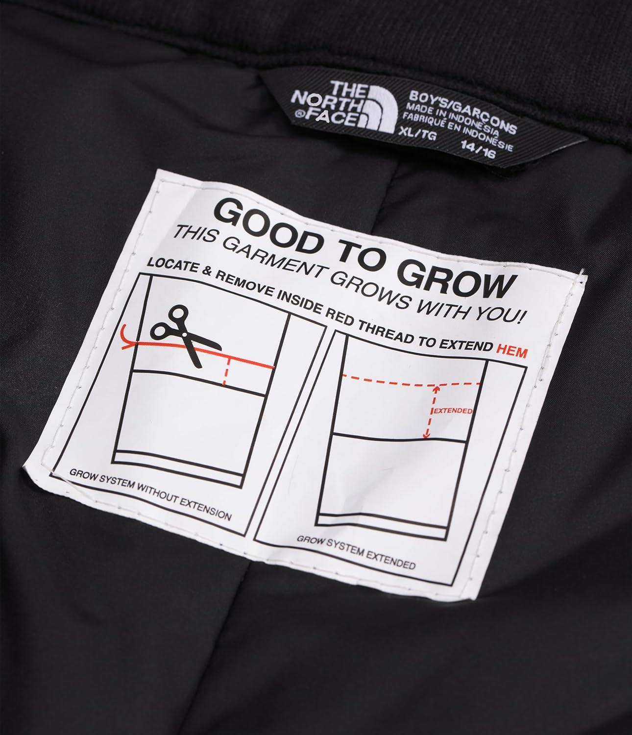 imageTHE NORTH FACE Boys Freedom Insulated Pant Waterproof for Ski ampamp Snowboard Gaiters Adjustable Waist Zip PocketsTnf Black