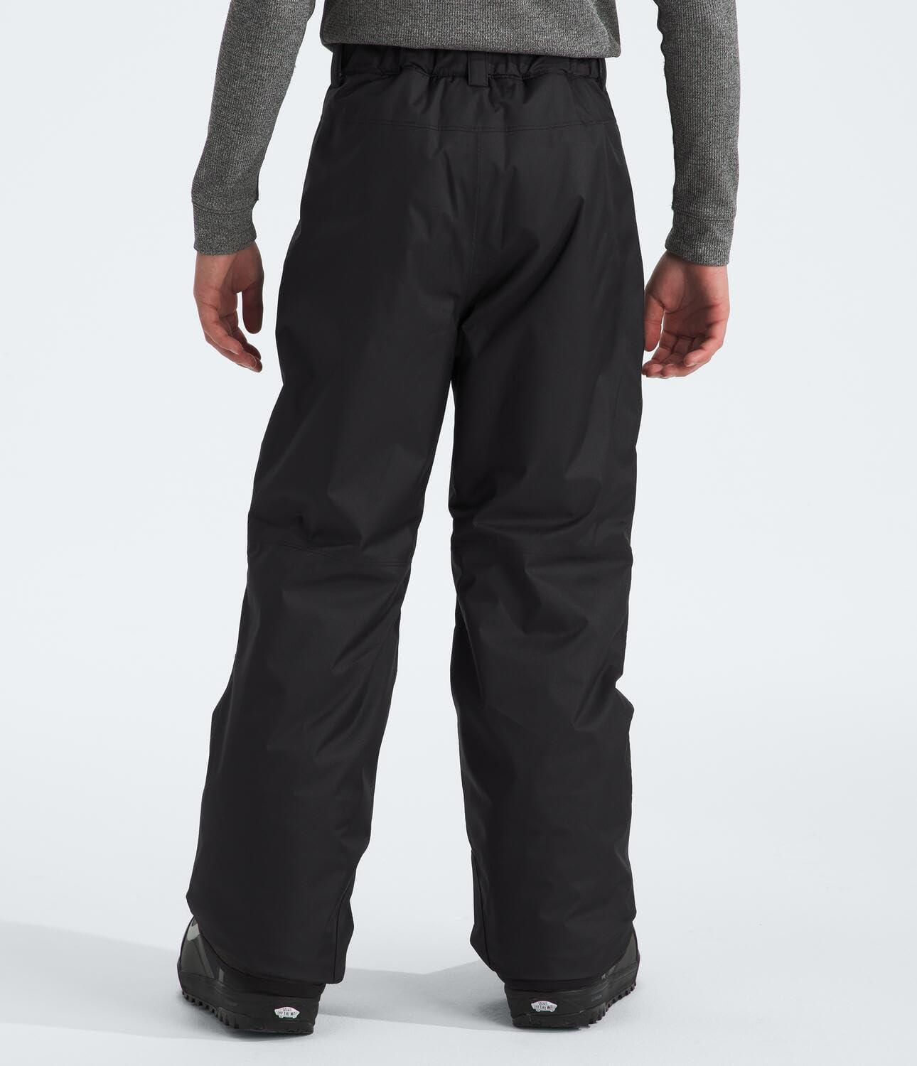 imageTHE NORTH FACE Boys Freedom Insulated Pant Waterproof for Ski ampamp Snowboard Gaiters Adjustable Waist Zip PocketsTnf Black