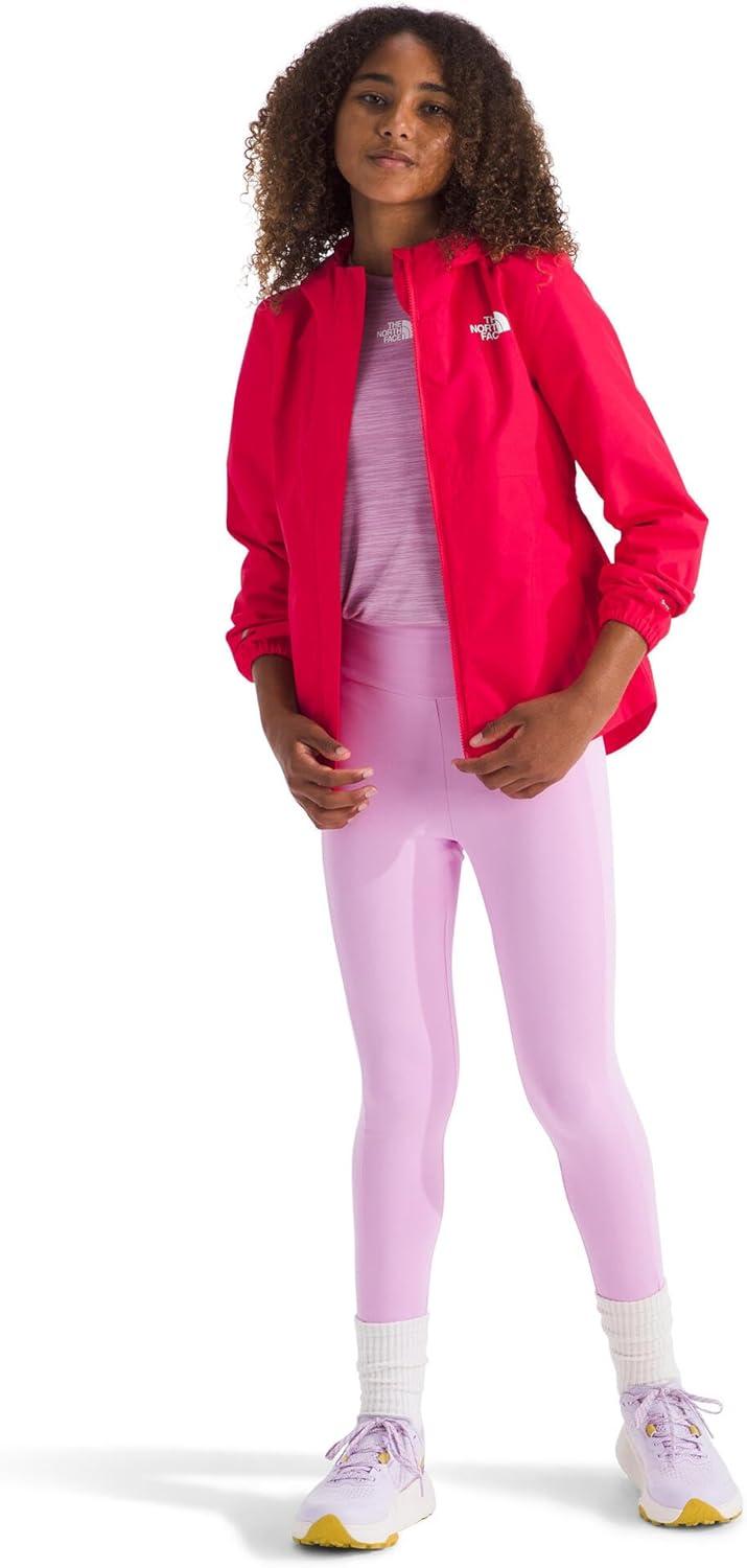 imageTHE NORTH FACE Girls Antora Rain Jacket Waterproof Breathable 3piece Hood Secure Zip Hand PocketHibiscus