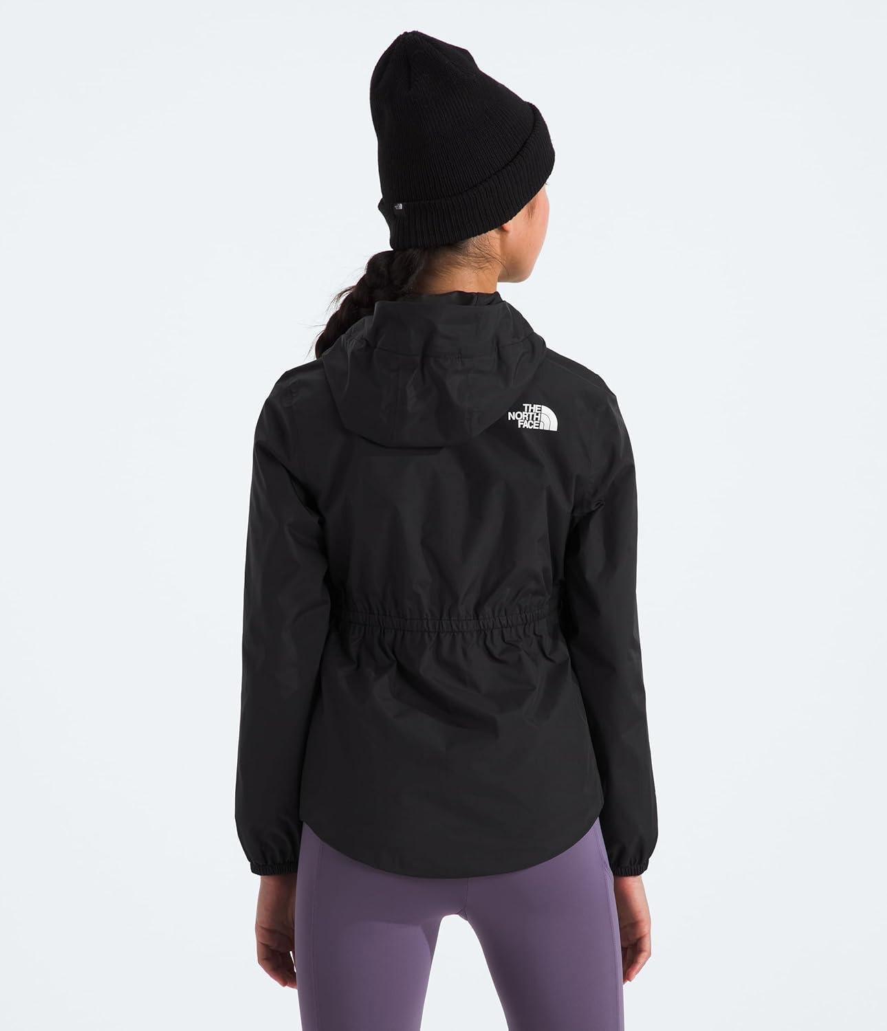 imageTHE NORTH FACE Girls Antora Rain Jacket Waterproof Breathable 3piece Hood Secure Zip Hand PocketTnf Black