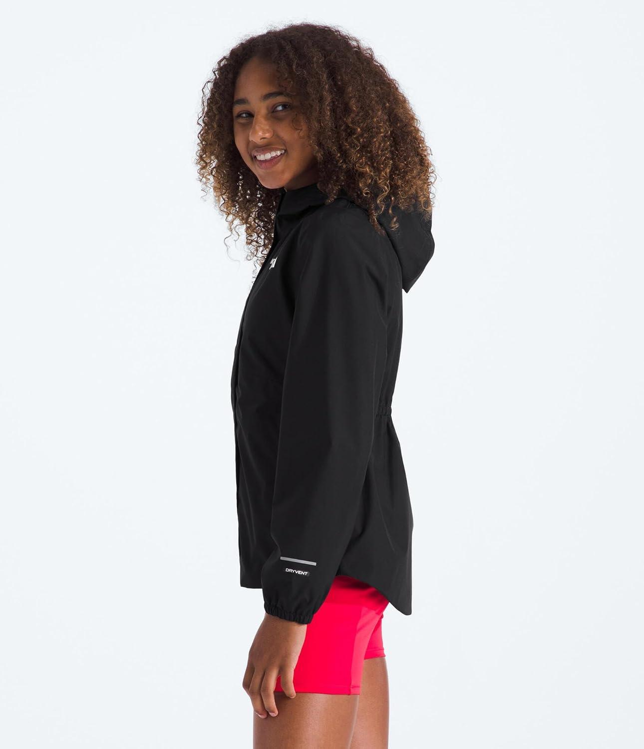 imageTHE NORTH FACE Girls Antora Rain Jacket Waterproof Breathable 3piece Hood Secure Zip Hand PocketTnf BlackTnf Black