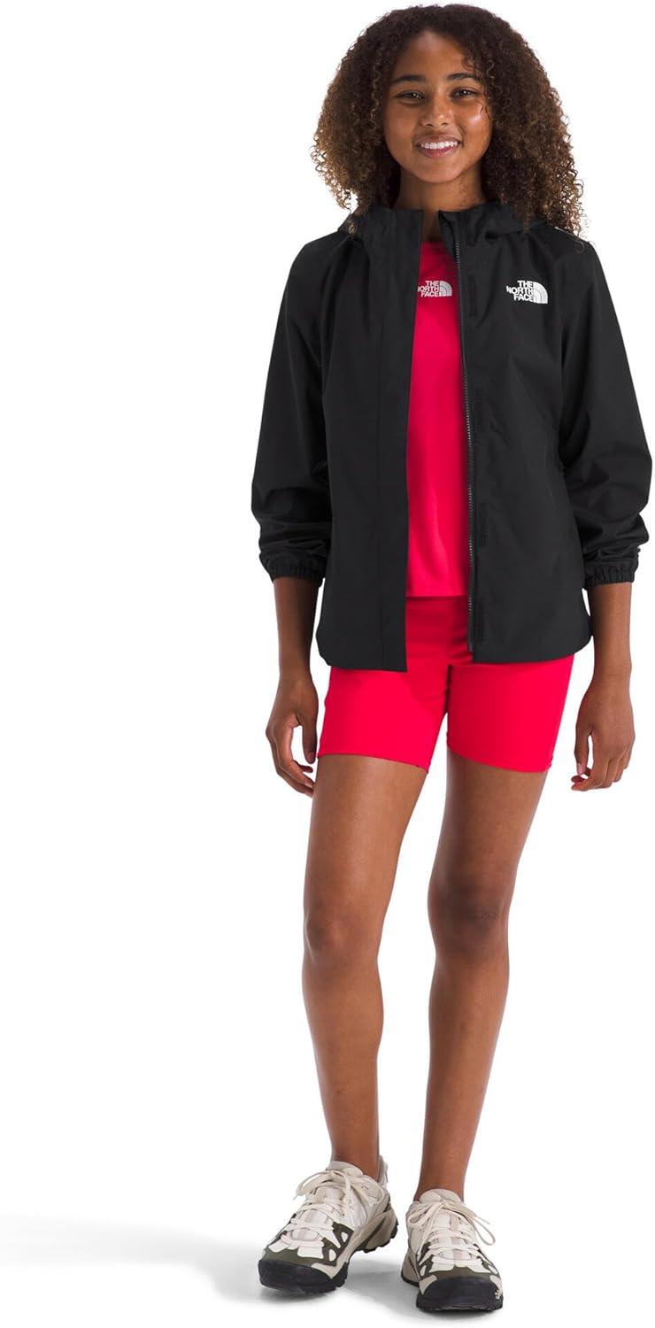 imageTHE NORTH FACE Girls Antora Rain Jacket Waterproof Breathable 3piece Hood Secure Zip Hand PocketTnf BlackTnf Black
