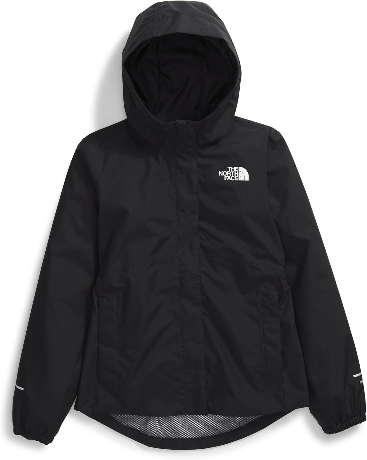 imageTHE NORTH FACE Girls Antora Rain Jacket Waterproof Breathable 3piece Hood Secure Zip Hand PocketTnf BlackTnf Black