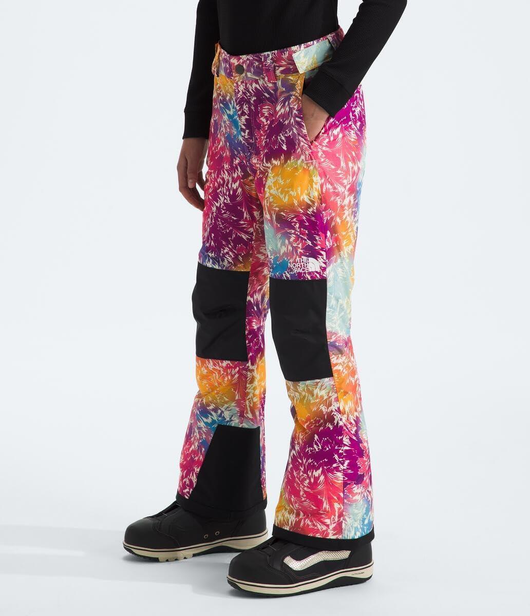 imageTHE NORTH FACE Girls Freedom Insulated PantRadiant Poppy Blowing Wind Print