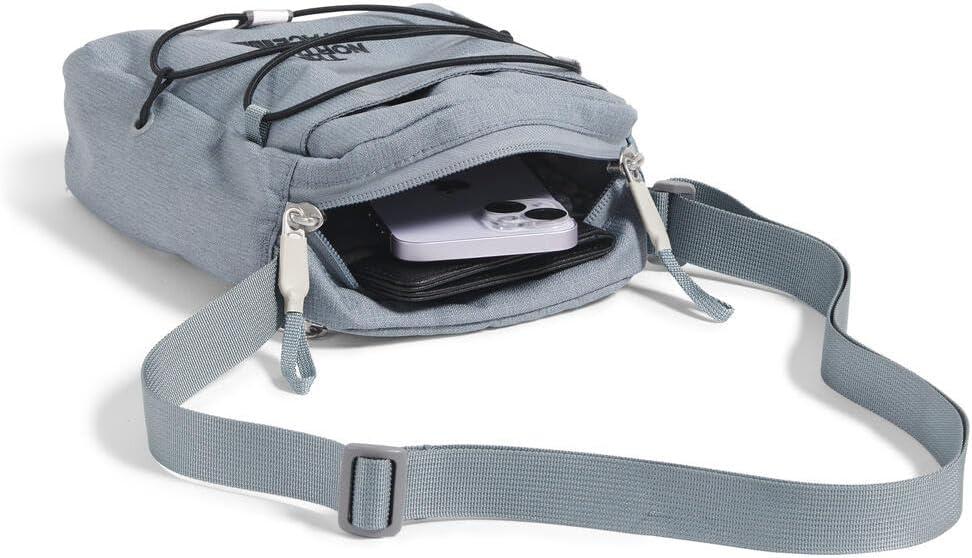 imageTHE NORTH FACE Jester Cross Body Bag PFAS FreeMid Grey Dark HeatherTnf Black