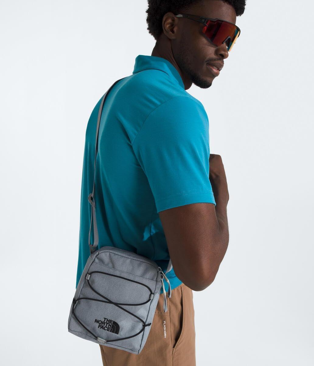 imageTHE NORTH FACE Jester Cross Body Bag PFAS FreeMid Grey Dark HeatherTnf Black