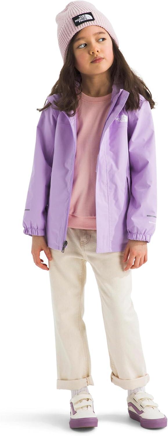 imageTHE NORTH FACE Kids Antora Rain Jacket Waterproof Breathable 3piece Hood Secure Zip Hand PocketLite Lilac
