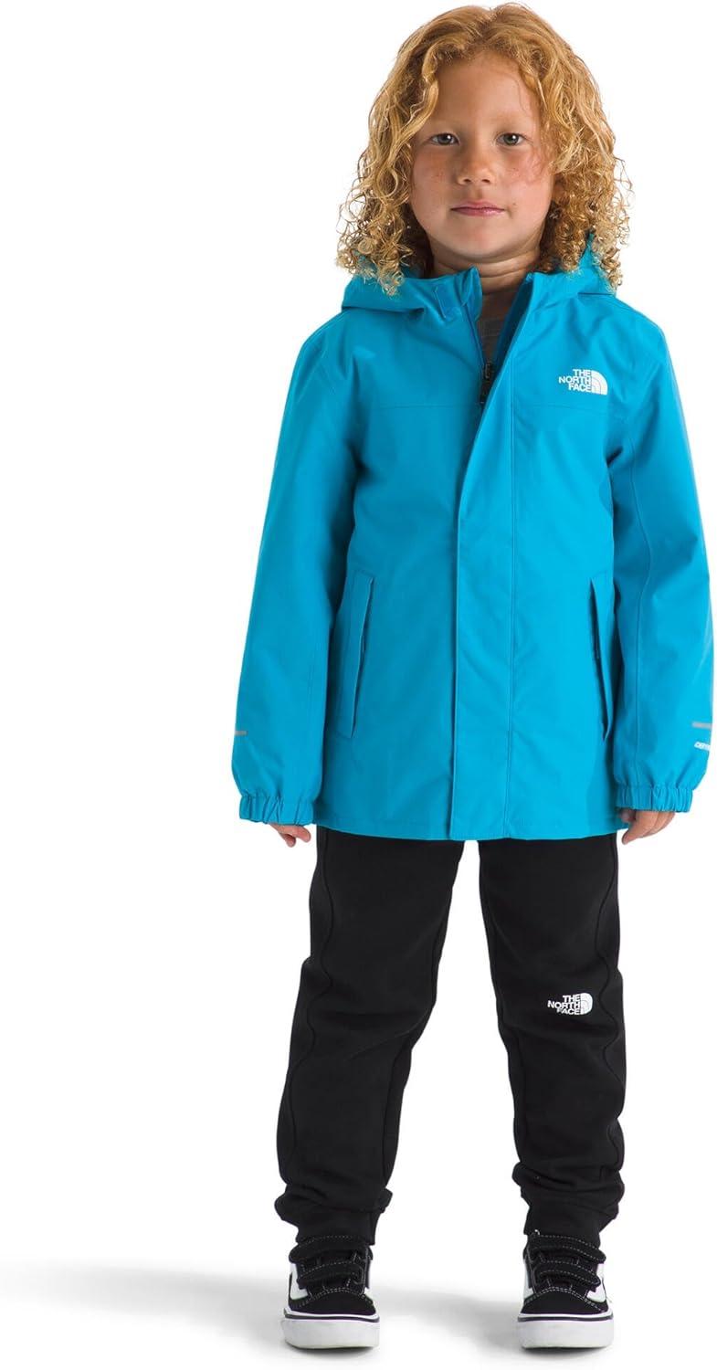 imageTHE NORTH FACE Kids Antora Rain Jacket Waterproof Breathable 3piece Hood Secure Zip Hand PocketMeridian Blue