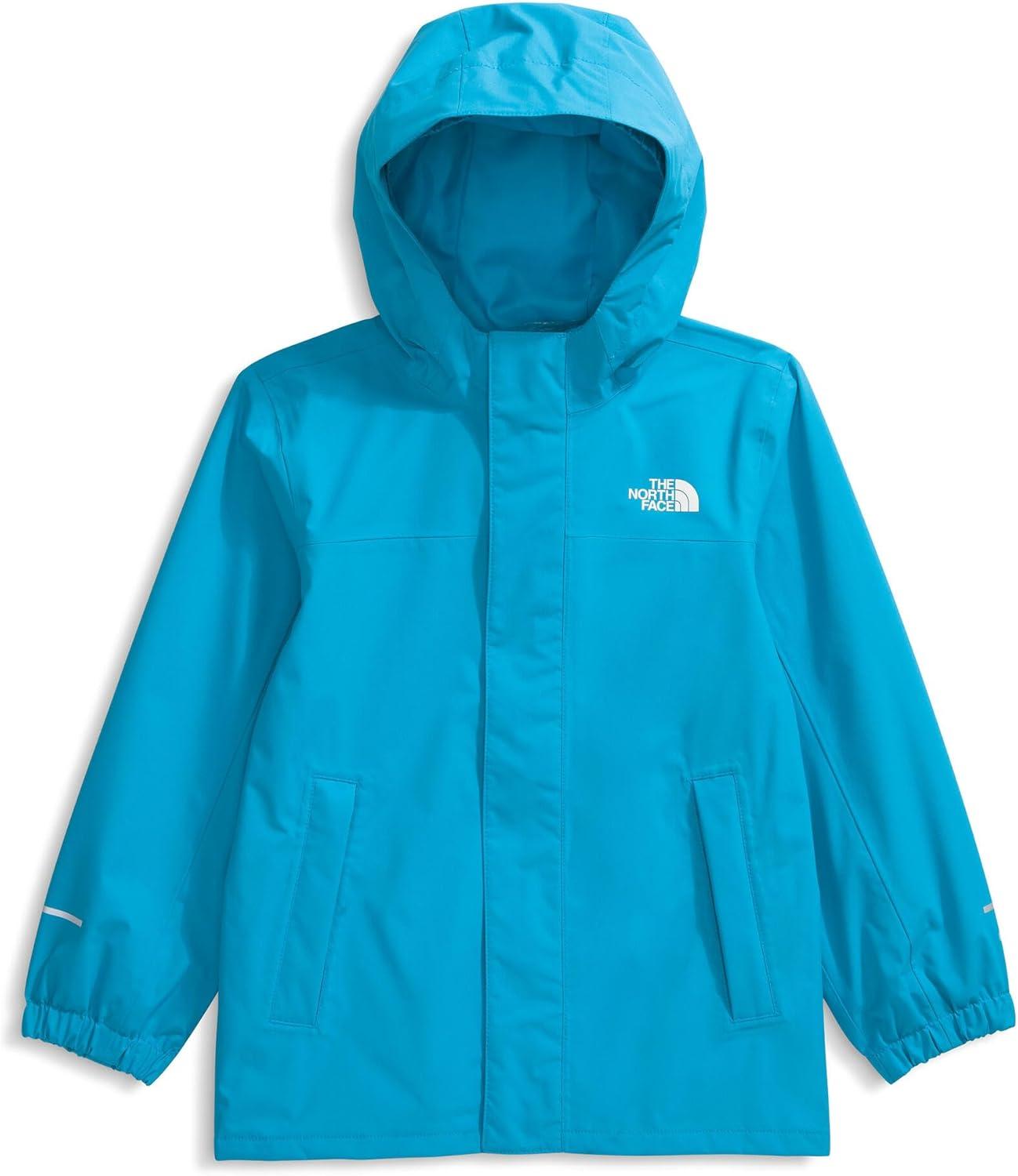 imageTHE NORTH FACE Kids Antora Rain Jacket Waterproof Breathable 3piece Hood Secure Zip Hand PocketMeridian Blue