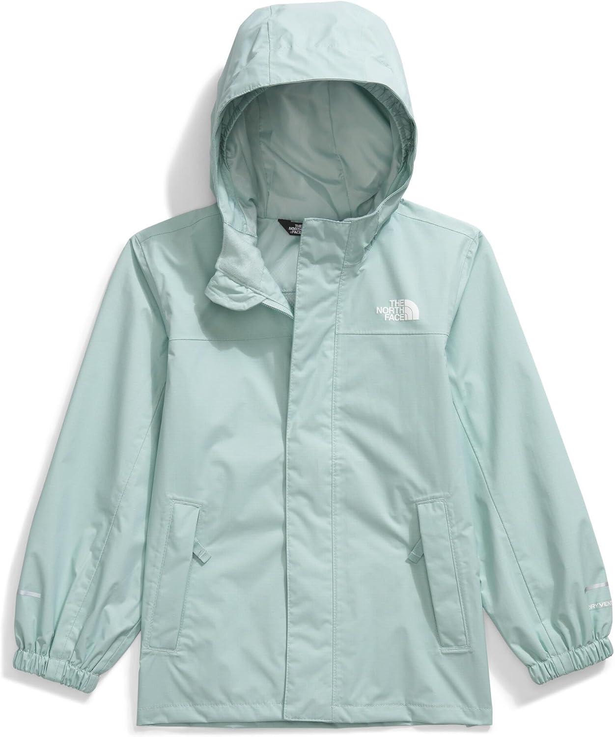 imageTHE NORTH FACE Kids Antora Rain Jacket Waterproof Breathable 3piece Hood Secure Zip Hand PocketMuted Pine