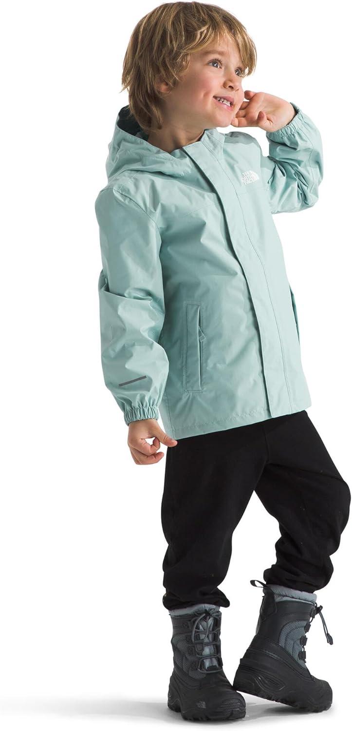 imageTHE NORTH FACE Kids Antora Rain Jacket Waterproof Breathable 3piece Hood Secure Zip Hand PocketMuted Pine