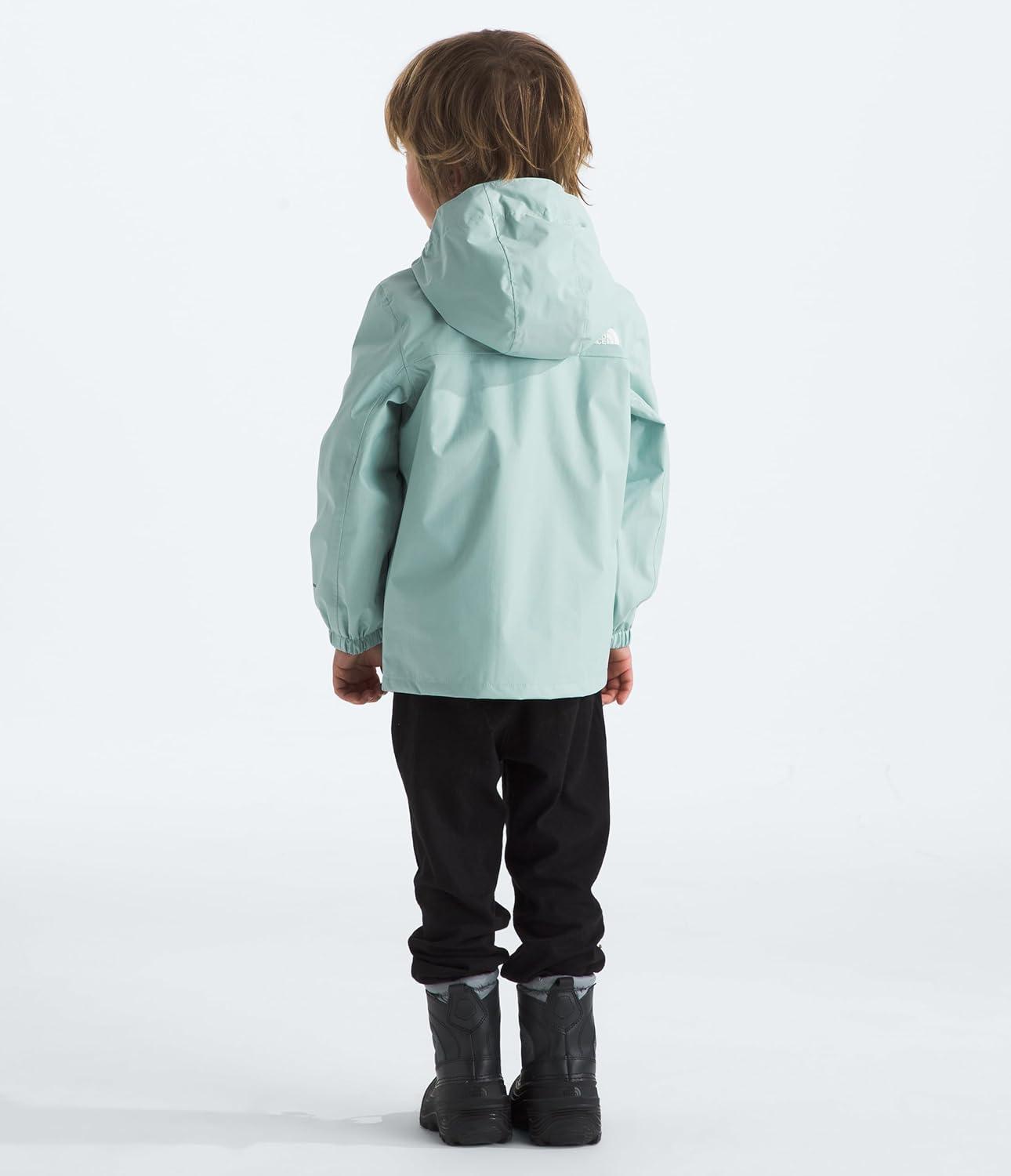 imageTHE NORTH FACE Kids Antora Rain Jacket Waterproof Breathable 3piece Hood Secure Zip Hand PocketMuted Pine