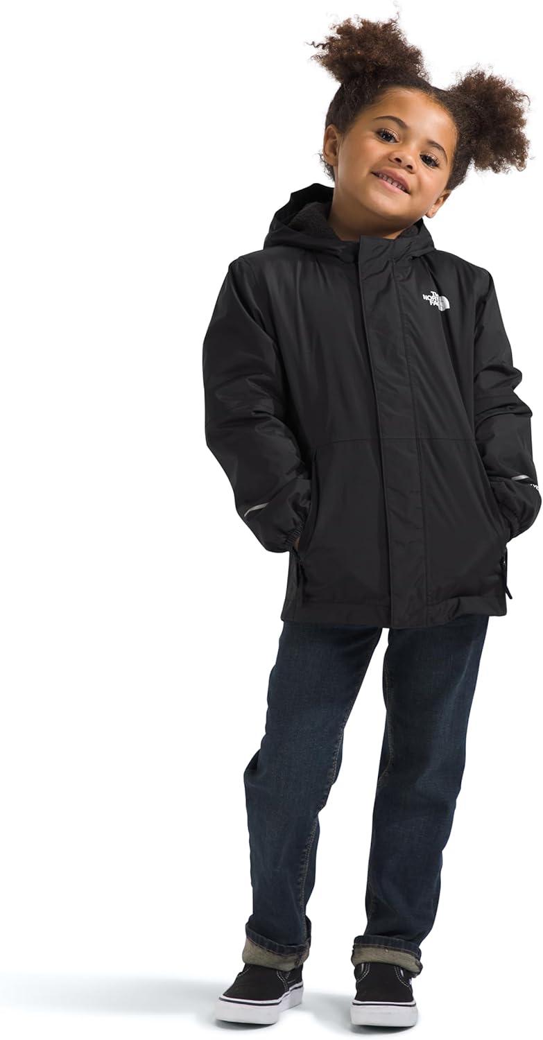 imageTHE NORTH FACE Kids Antora Rain Jacket Waterproof Breathable 3piece Hood Secure Zip Hand PocketTnf Black