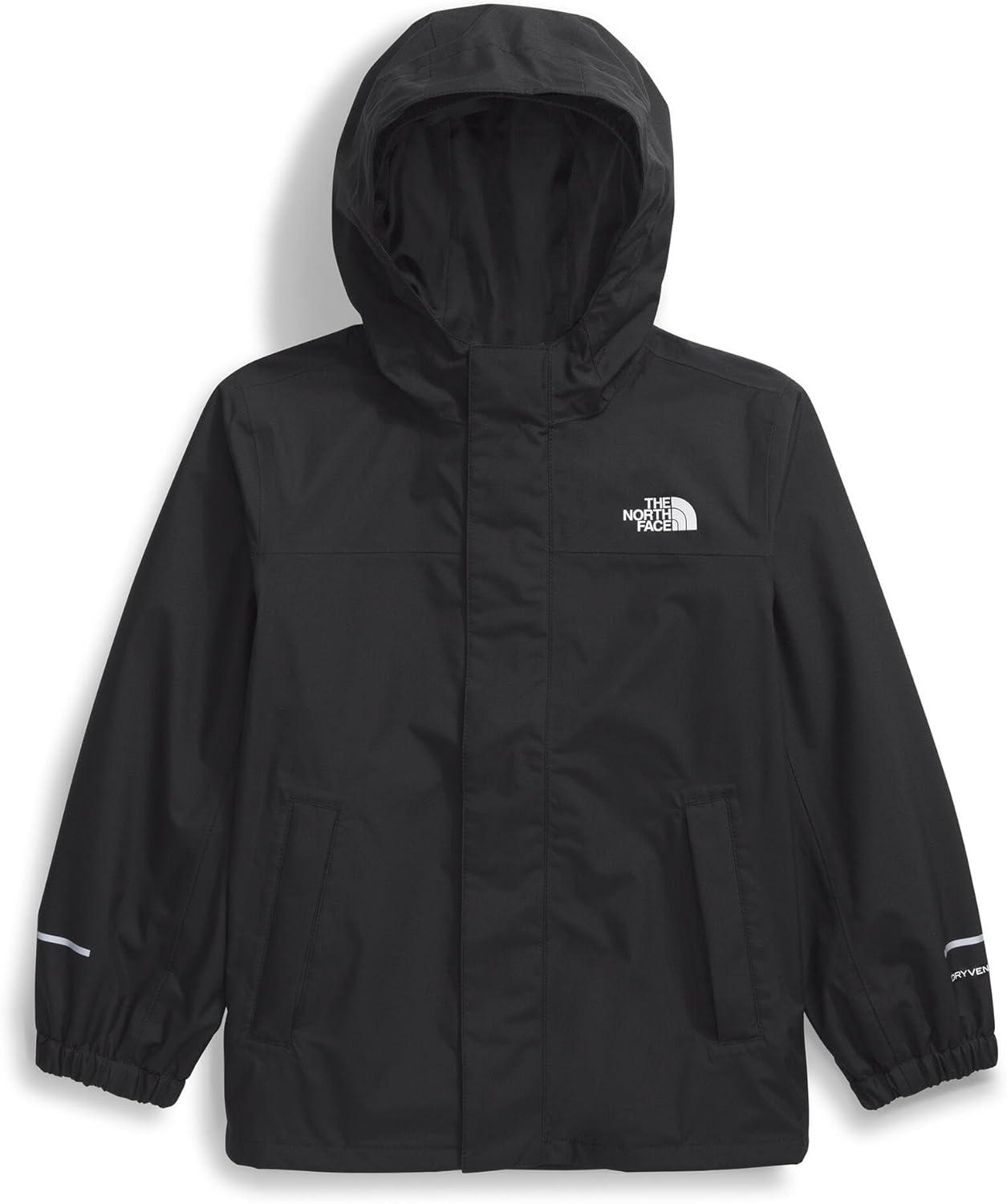 imageTHE NORTH FACE Kids Antora Rain Jacket Waterproof Breathable 3piece Hood Secure Zip Hand PocketTnf BlackTnf Black