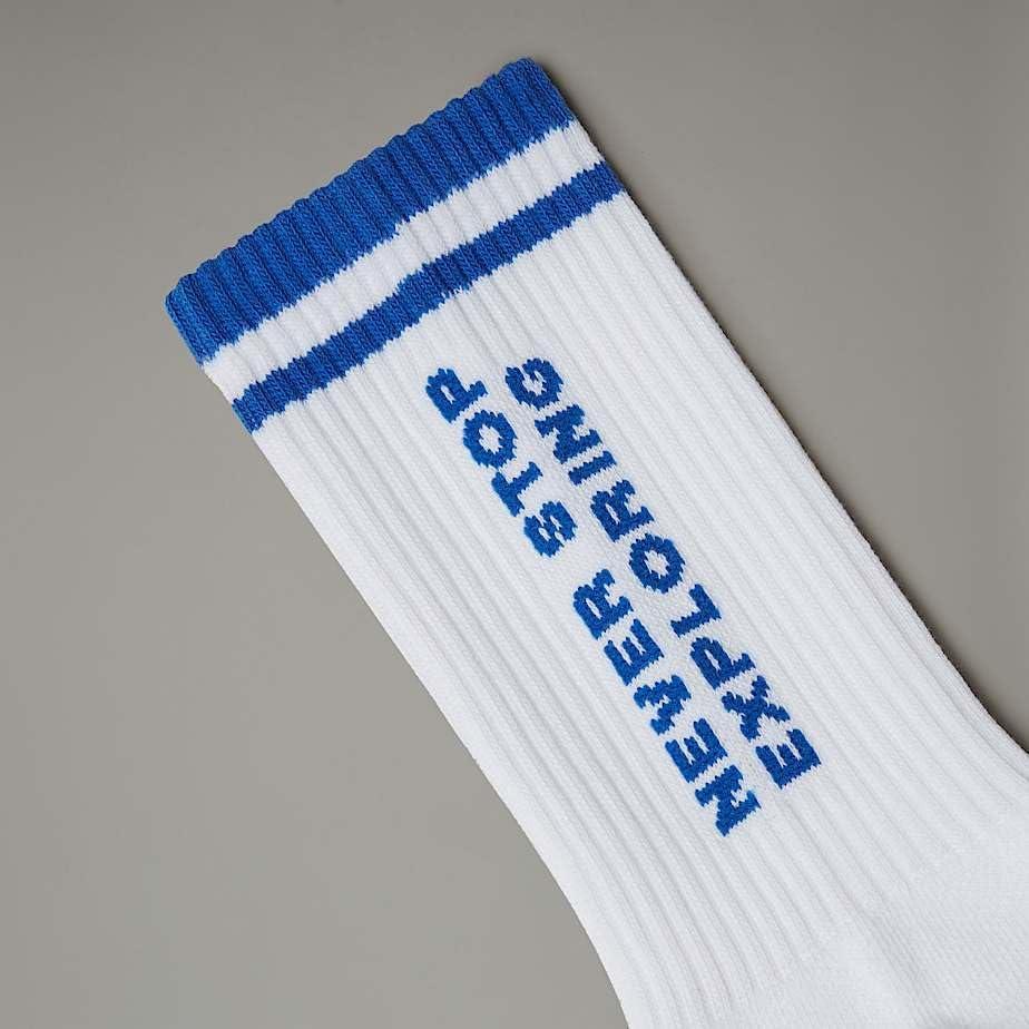 imageTHE NORTH FACE Unisex Everyday Nse Crew SockTnf BlueTnf White