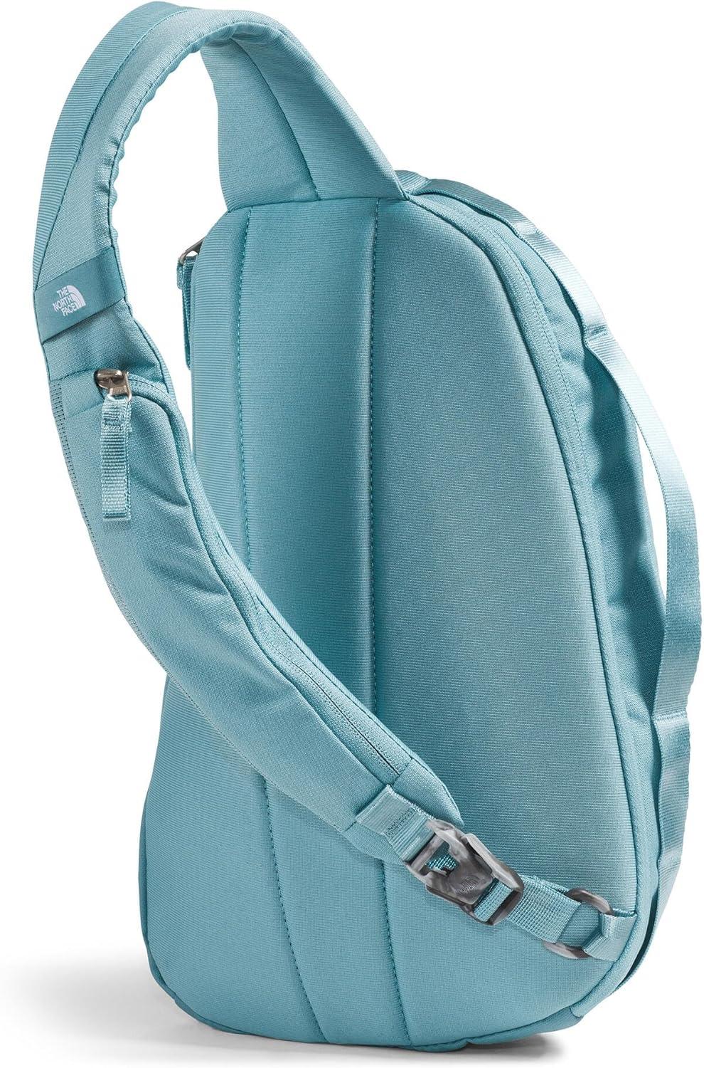 imageTHE NORTH FACE Womens Isabella SIing Slim Carry Crossbody Bag With Large Main Compartment Water RepellentBlue Eclipse Light HeatherTnf White