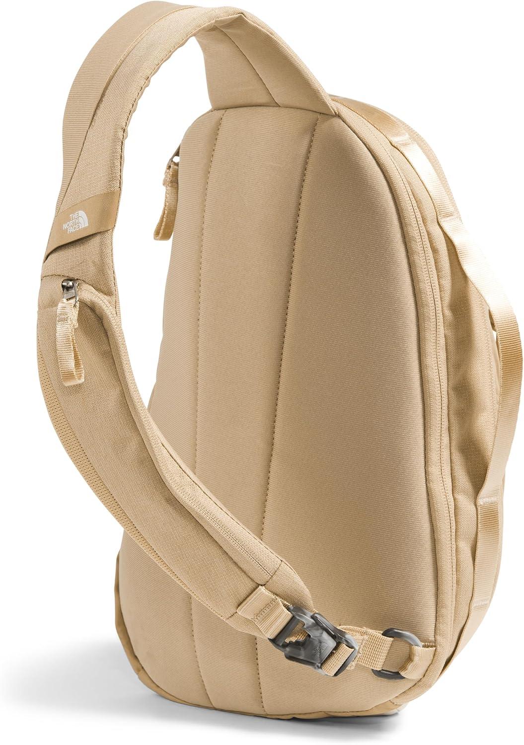 imageTHE NORTH FACE Womens Isabella SIing Slim Carry Crossbody Bag With Large Main Compartment Water RepellentKhaki Stone Dark HeatherKhaki Stone