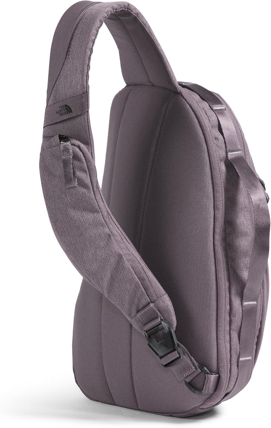 imageTHE NORTH FACE Womens Isabella SIing Slim Carry Crossbody Bag With Large Main Compartment Water RepellentLunar Stone Dark HeatherLunar Stone