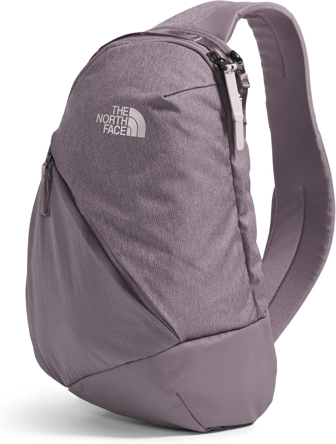 imageTHE NORTH FACE Womens Isabella SIing Slim Carry Crossbody Bag With Large Main Compartment Water RepellentLunar Stone Dark HeatherLunar Stone