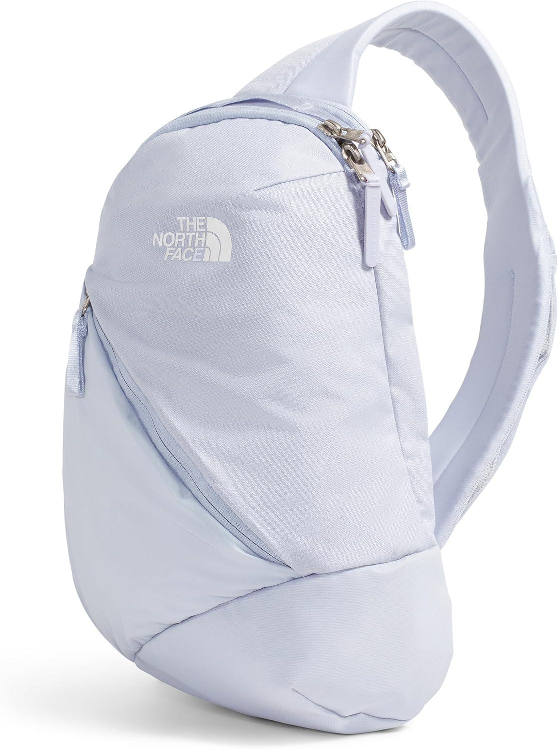 imageTHE NORTH FACE Womens Isabella SIing Slim Carry Crossbody Bag With Large Main Compartment Water RepellentMystic Haze Dark HeatherTnf White