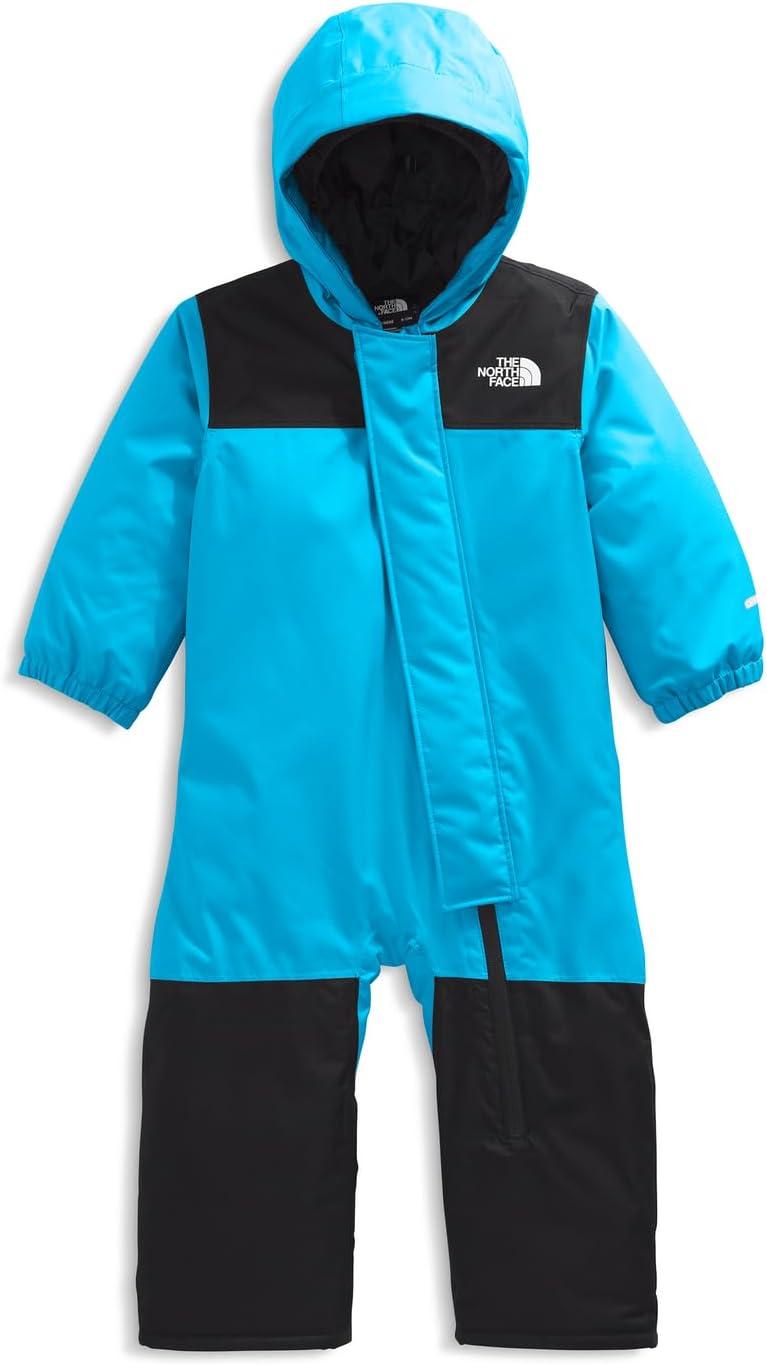 imageTHE NORTH FACE unisex baby Freedom Snowsuit Insulated Winter Snowsuit Water Repellent 3 Piece Hood With Rain Guard TunnelMeridian Blue
