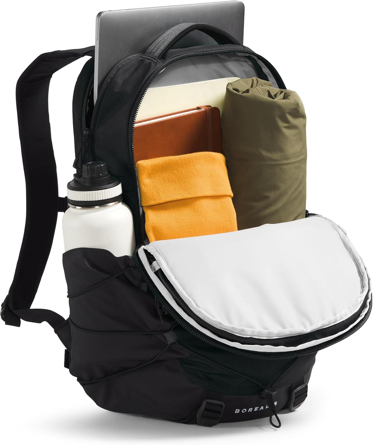 imageThe North Face Borealis Commuter Laptop Backpack Water Repellent Finish 16quot Laptop Sleeve Large Main Compartment for Everyday Carry GravelTNF BlackNPF One SizeTnf BlackTnf Blacknpf