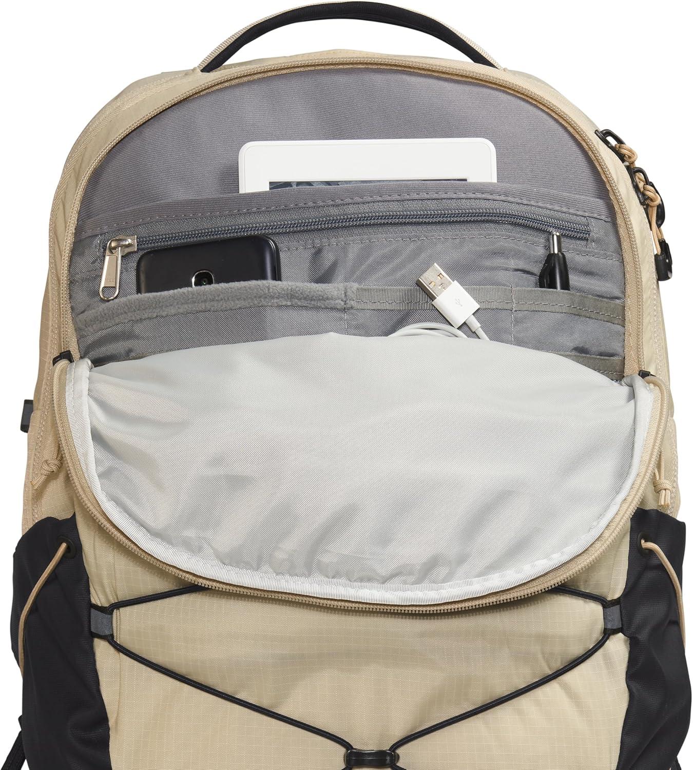 imageThe North Face Borealis Commuter Laptop Backpack Water Repellent Finish 16quot Laptop Sleeve Large Main Compartment for Everyday Carry GravelTNF BlackNPF One SizeGravelTnf Blacknpf