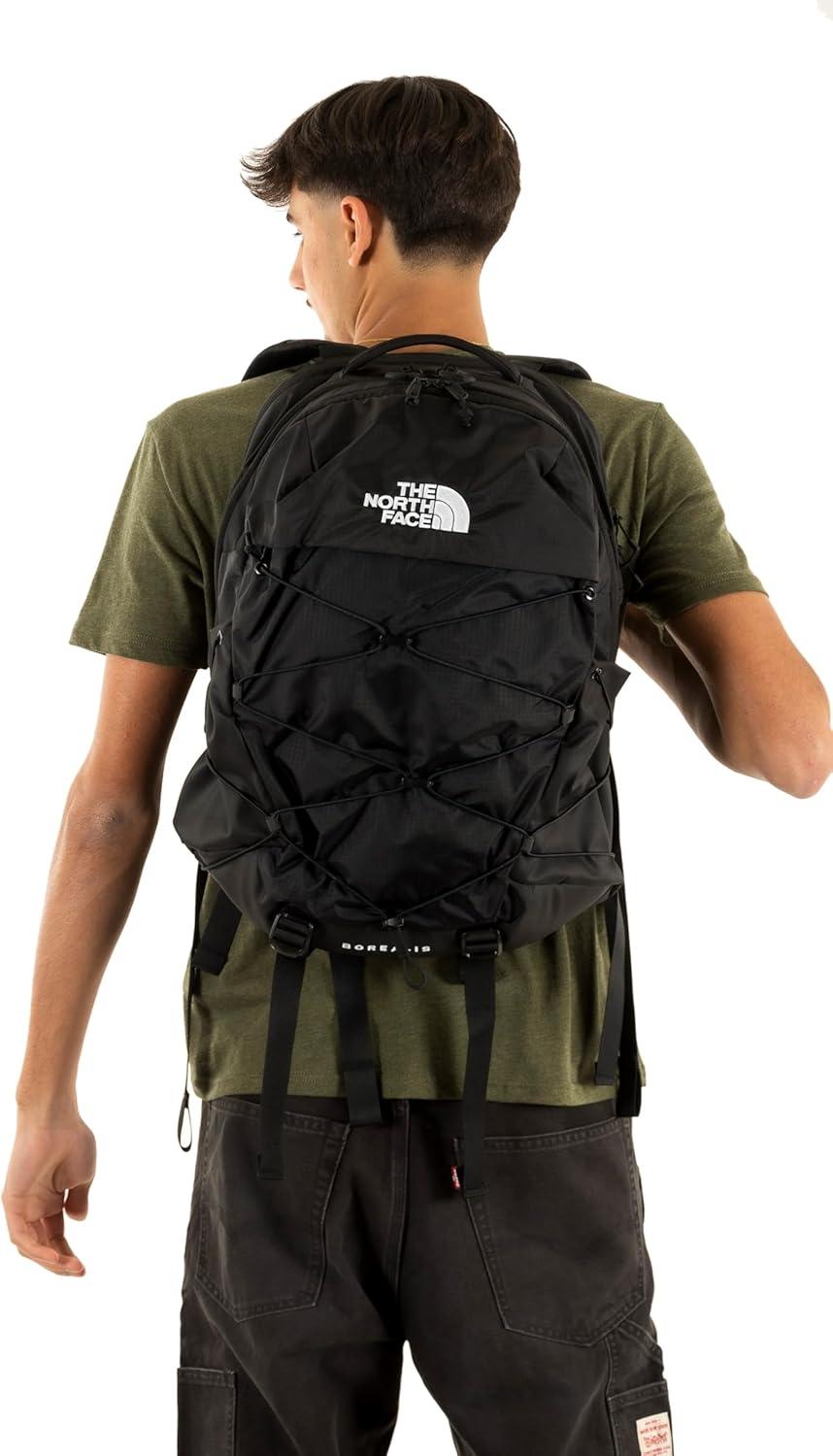 imageThe North Face Borealis Commuter Laptop Backpack Water Repellent Finish 16quot Laptop Sleeve Large Main Compartment for Everyday Carry GravelTNF BlackNPF One SizeTnf BlackTnf Blacknpf