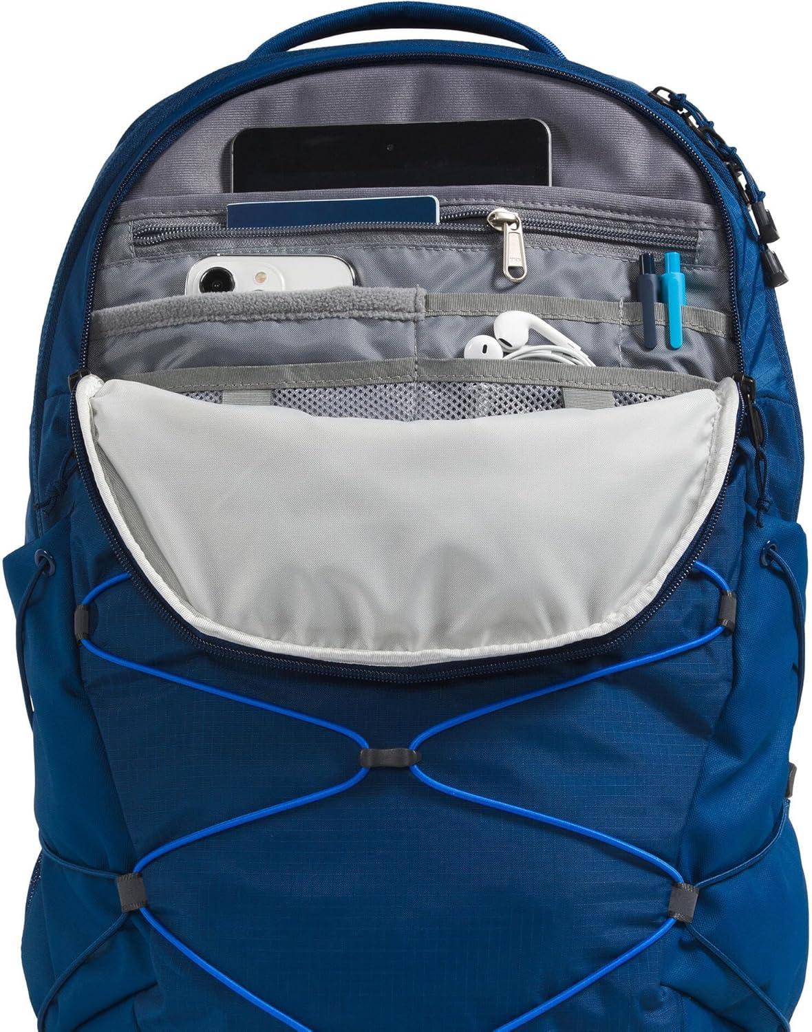 imageThe North Face Borealis Commuter Laptop Backpack Water Repellent Finish 16quot Laptop Sleeve Large Main Compartment for Everyday Carry GravelTNF BlackNPF One SizeEstate BlueHero Blue