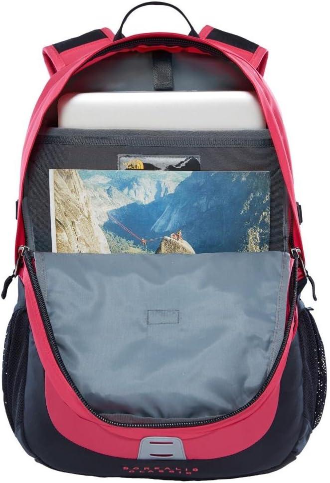 imageThe North Face Borealis Commuter Laptop Backpack Water Repellent Finish 16quot Laptop Sleeve Large Main Compartment for Everyday Carry GravelTNF BlackNPF One SizeRaspberry RedTnf Black