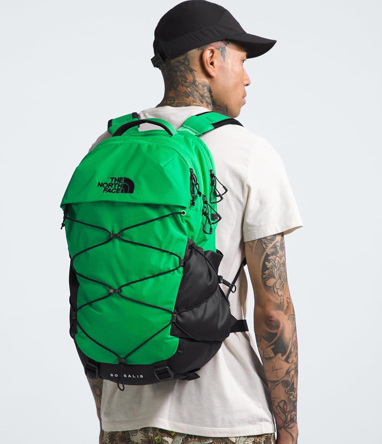 imageThe North Face Borealis Commuter Laptop Backpack Water Repellent Finish 16quot Laptop Sleeve Large Main Compartment for Everyday Carry GravelTNF BlackNPF One SizeOptic EmeraldTnf Black