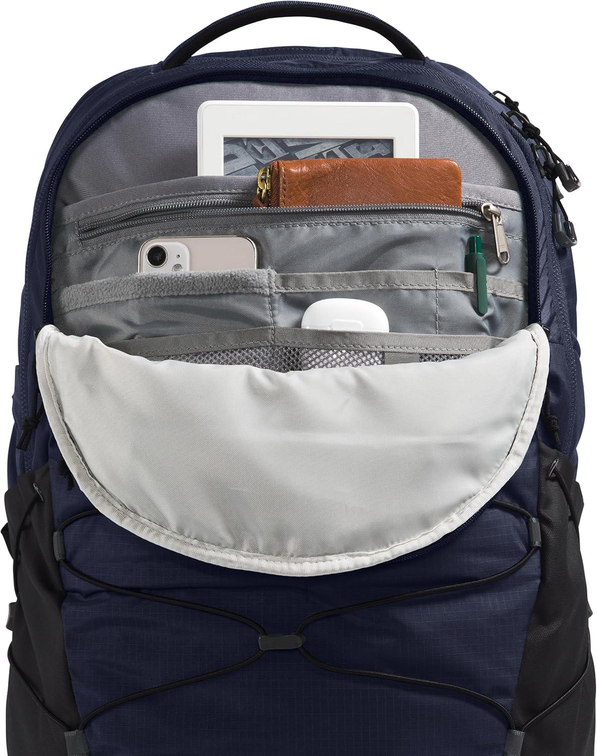 imageThe North Face Borealis Commuter Laptop Backpack Water Repellent Finish 16quot Laptop Sleeve Large Main Compartment for Everyday Carry GravelTNF BlackNPF One SizeTnf NavyTnf Blacknpf