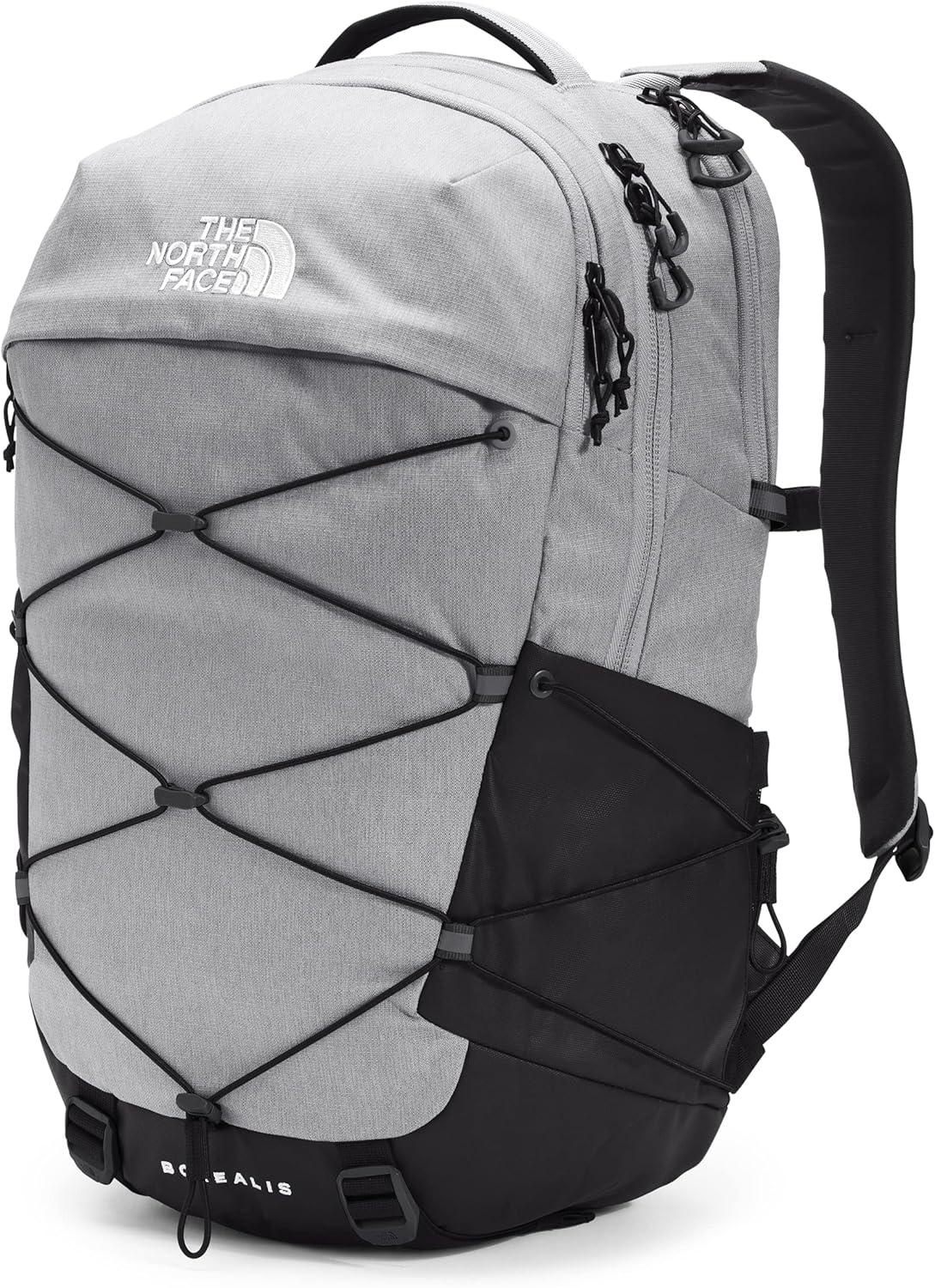 imageThe North Face Borealis Commuter Laptop Backpack Water Repellent Finish 16quot Laptop Sleeve Large Main Compartment for Everyday Carry GravelTNF BlackNPF One SizeMeld Grey Dark HeatherTnf Black