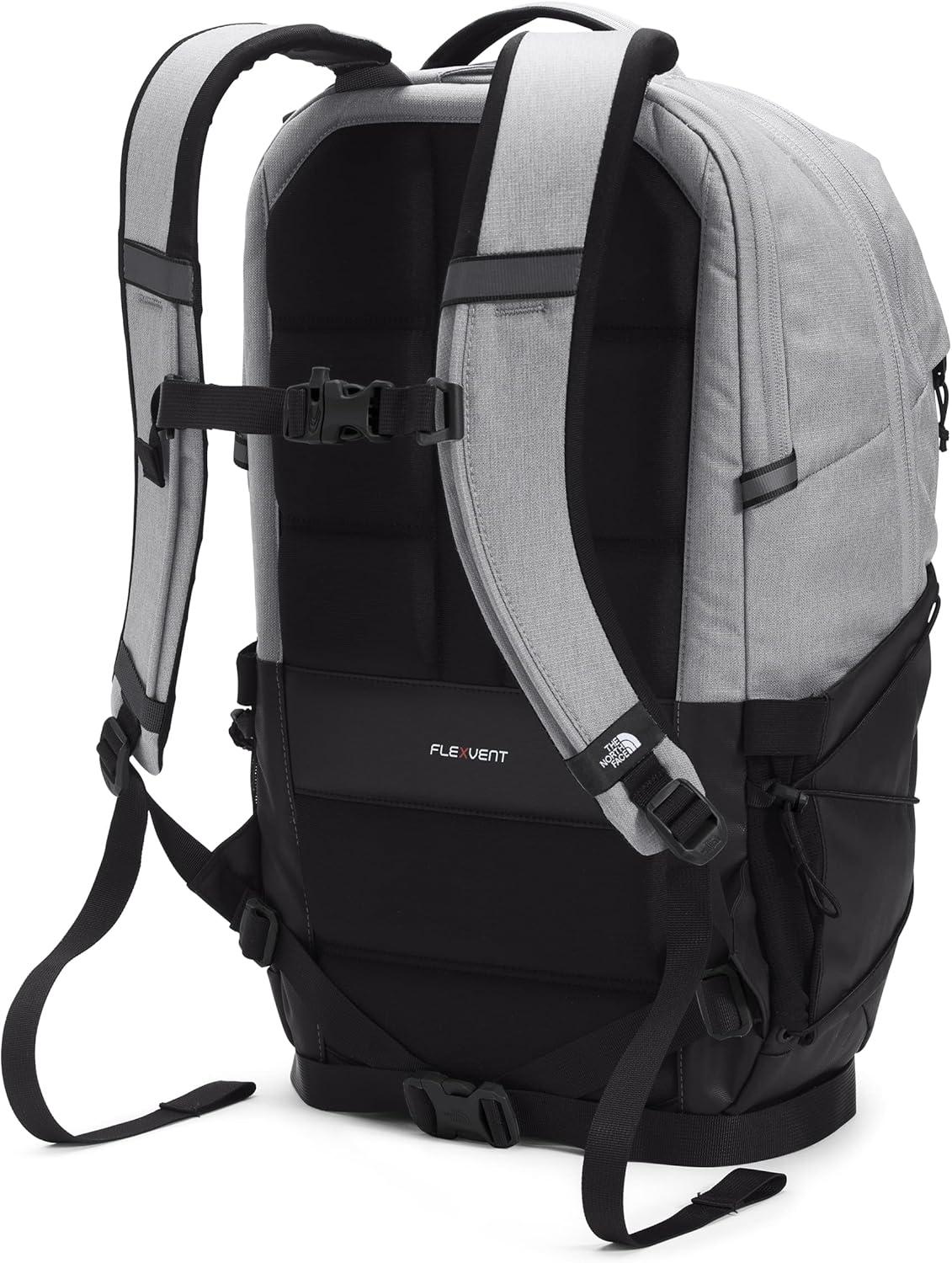 imageThe North Face Borealis Commuter Laptop Backpack Water Repellent Finish 16quot Laptop Sleeve Large Main Compartment for Everyday Carry GravelTNF BlackNPF One SizeMeld Grey Dark HeatherTnf Black