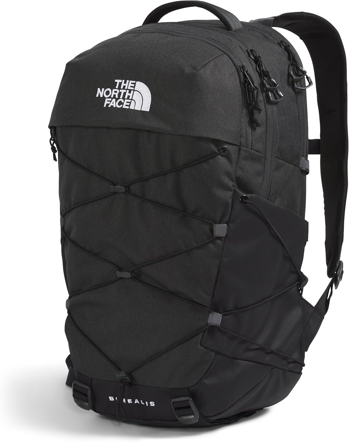 imageThe North Face Borealis Commuter Laptop Backpack Water Repellent Finish 16quot Laptop Sleeve Large Main Compartment for Everyday Carry GravelTNF BlackNPF One SizeAsphalt Grey Light HeatherTnf Blacknpf